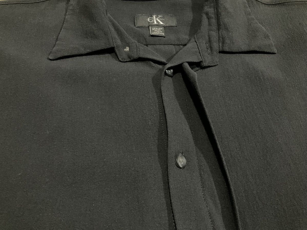 Designer × Japanese Brand 🔥Vintage Calvin Klein See Through Shirt Size US L / EU 52-54 / 3 - 6 Thumbnail