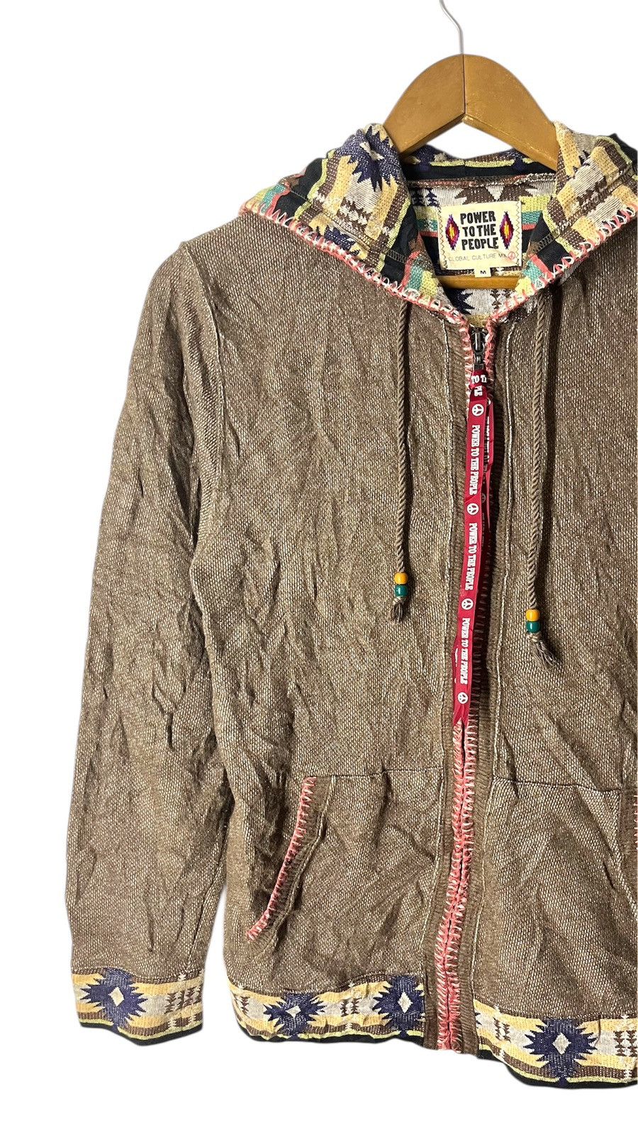 Vintage GLOBAL CULTURE POWER TO THE PEOPLE Size US M / EU 48-50 / 2 - 4 Thumbnail