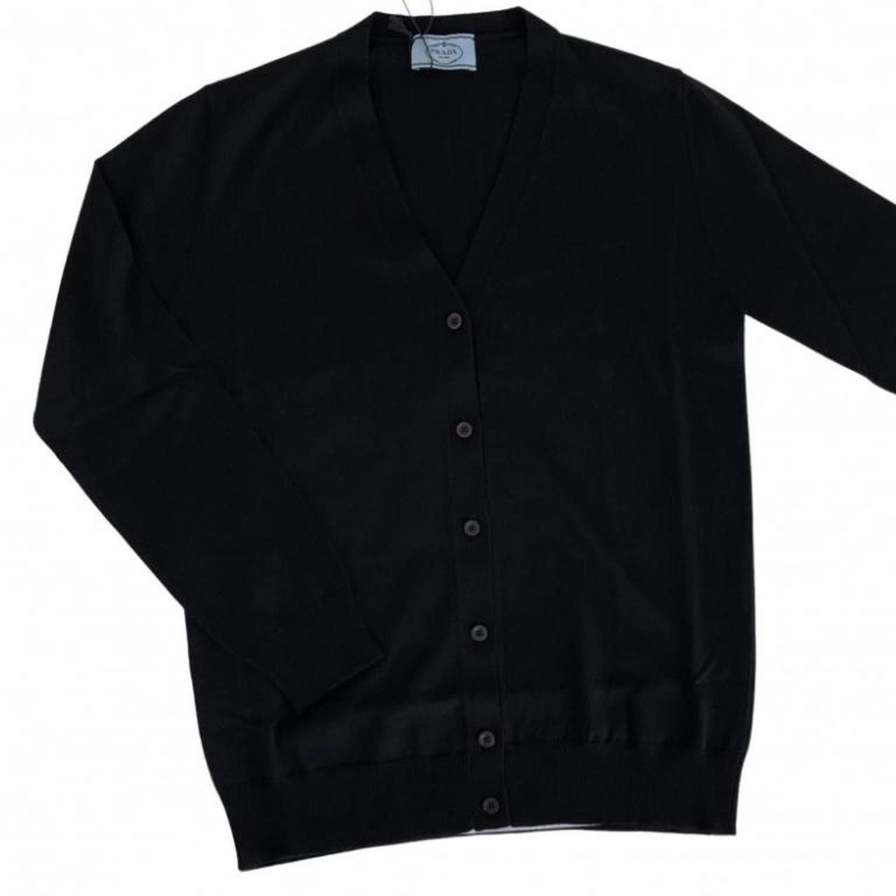 image of Prada Cardigan in Black, Women's (Size Small)