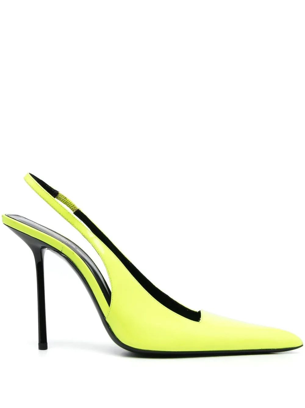 Saint Laurent Paris o1y0126 Soft Leather Pumps in Yellow Size US 6 / IT 36 - 1 Thumbnail