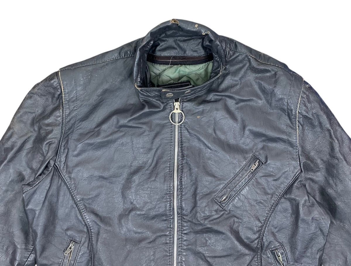 Sears × Vintage VINTAGE SEARS BIKERS RIDER LEATHER JACKET Size US M / EU 48-50 / 2 - 3 Thumbnail