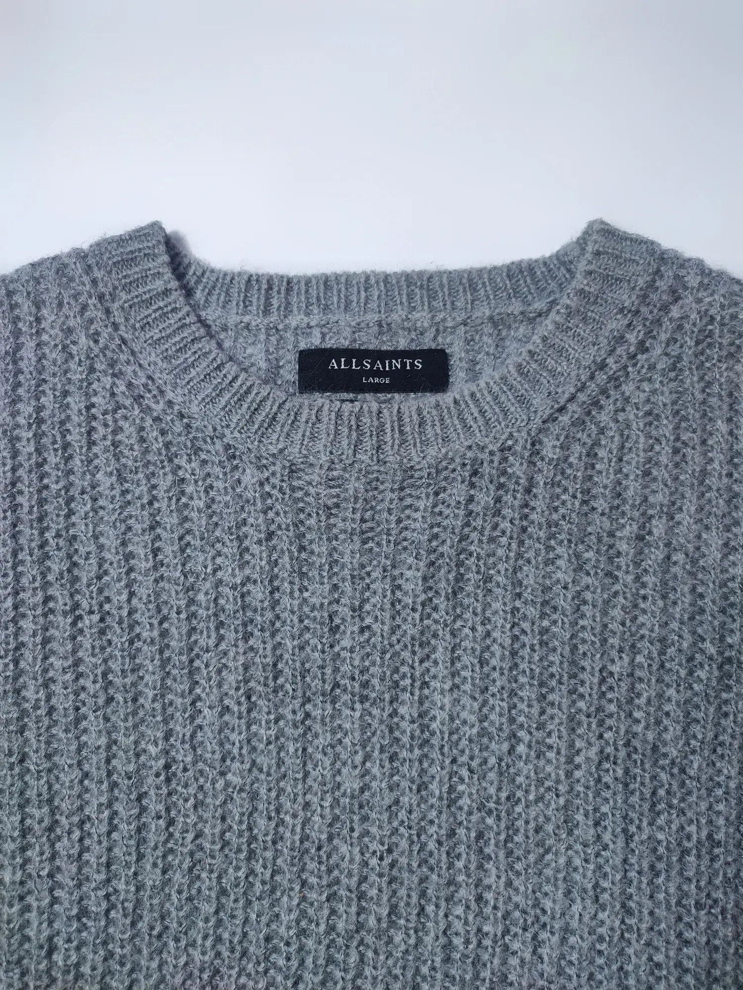 Allsaints Allsaints Montall Crew Mesh Mohair Sweater Size US L / EU 52-54 / 3 - 7 Thumbnail