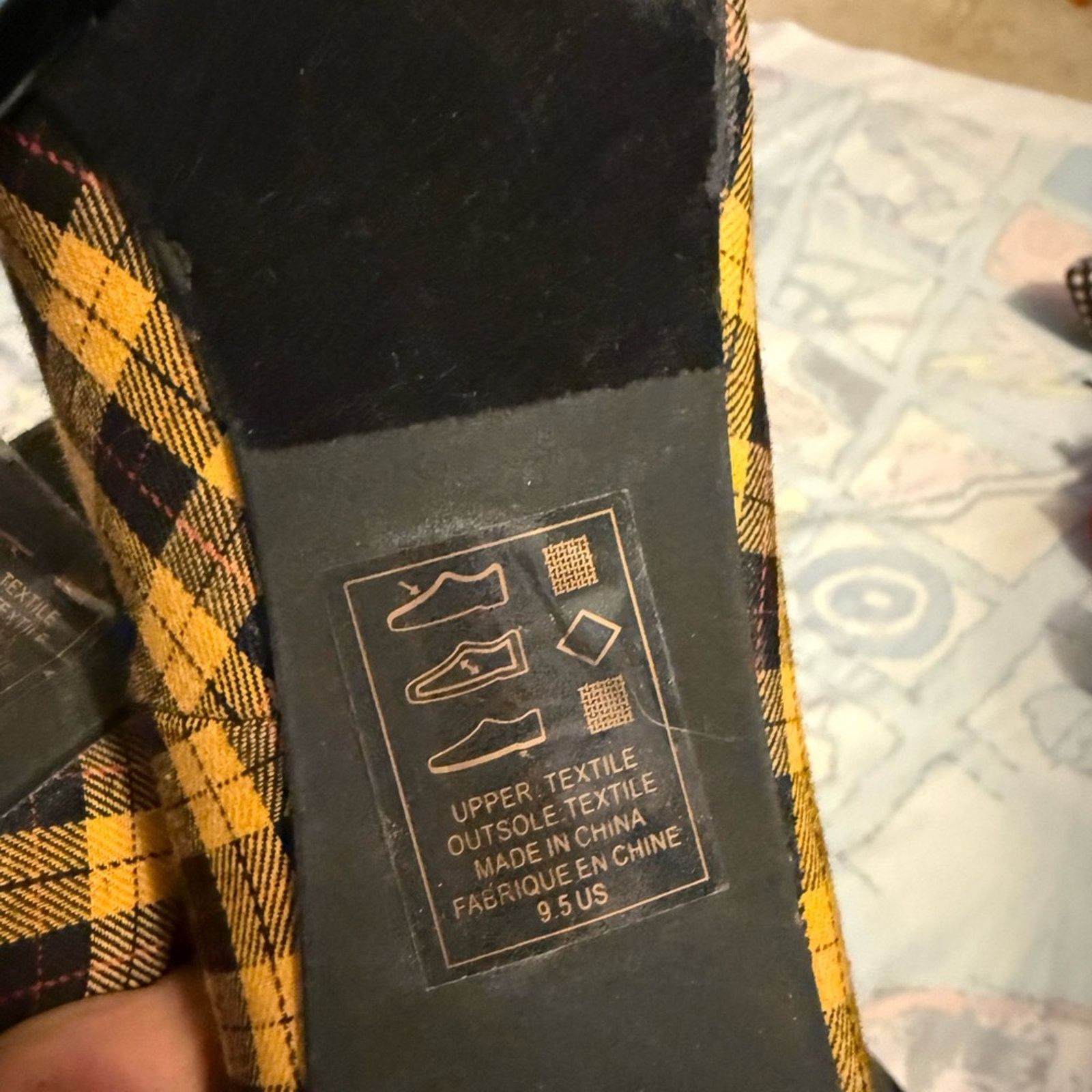 Madison Madison Yellow and Black Plaid Heels Size US 9.5 / IT 39.5 - 5 Thumbnail