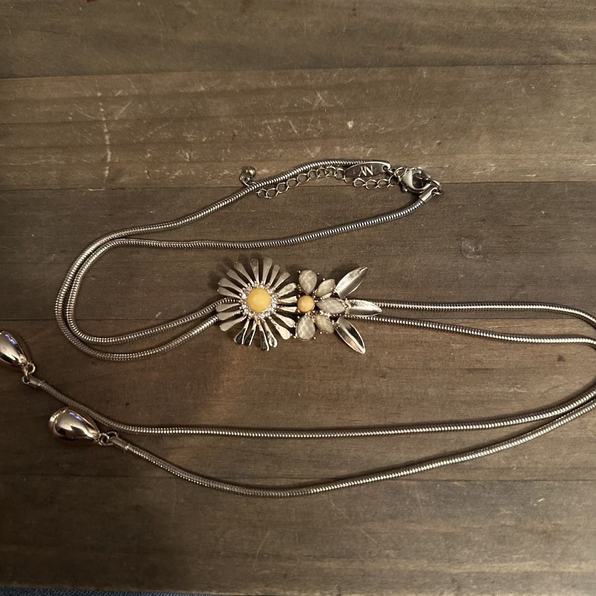 Other NY Collection gold tone flower lariat necklace Size ONE SIZE - 2 Thumbnail