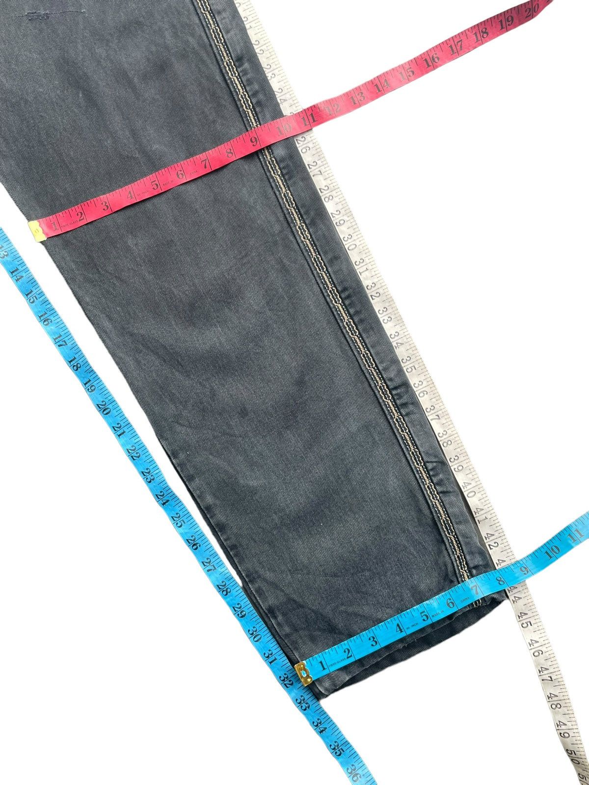 Designer Vintage Bonaventure Distresed Denim Size US 35 - 23 Thumbnail