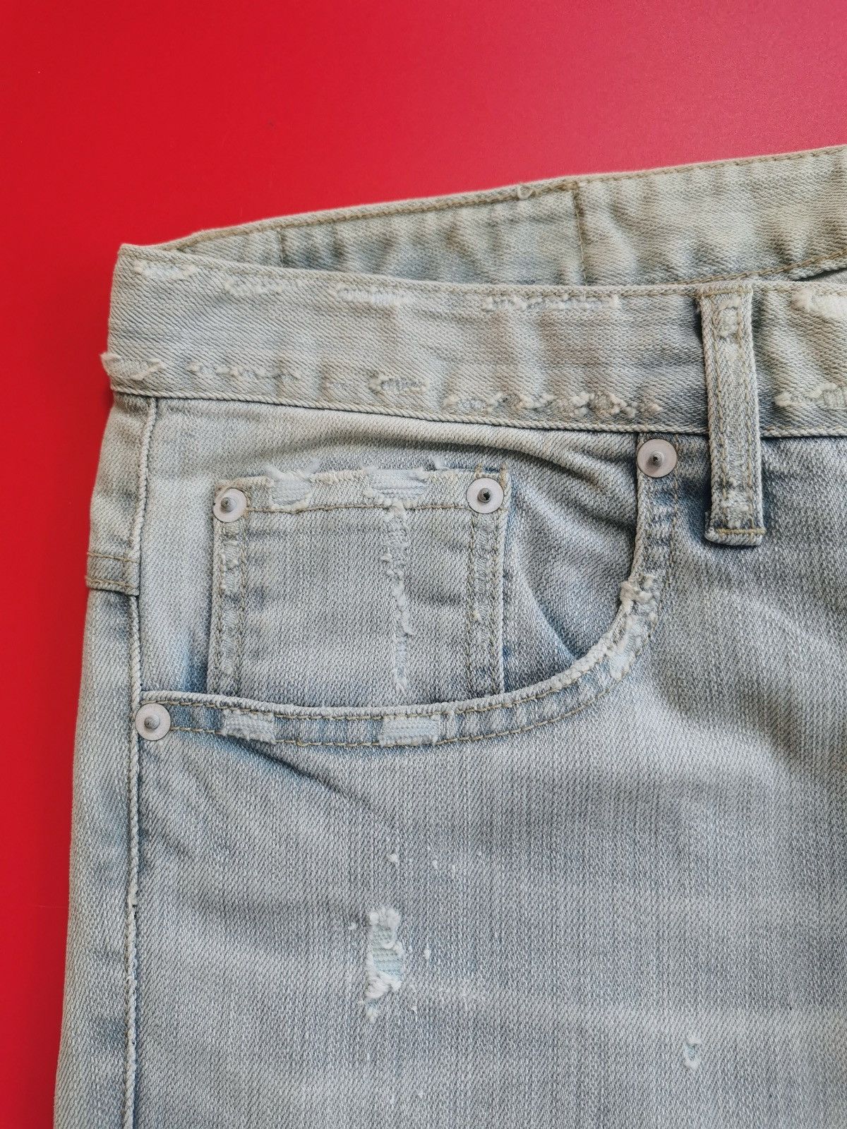 Japanese Brand Bluenotchjeans Nevermind Denim ERD Grunge Size US 34 / EU 50 - 5 Thumbnail