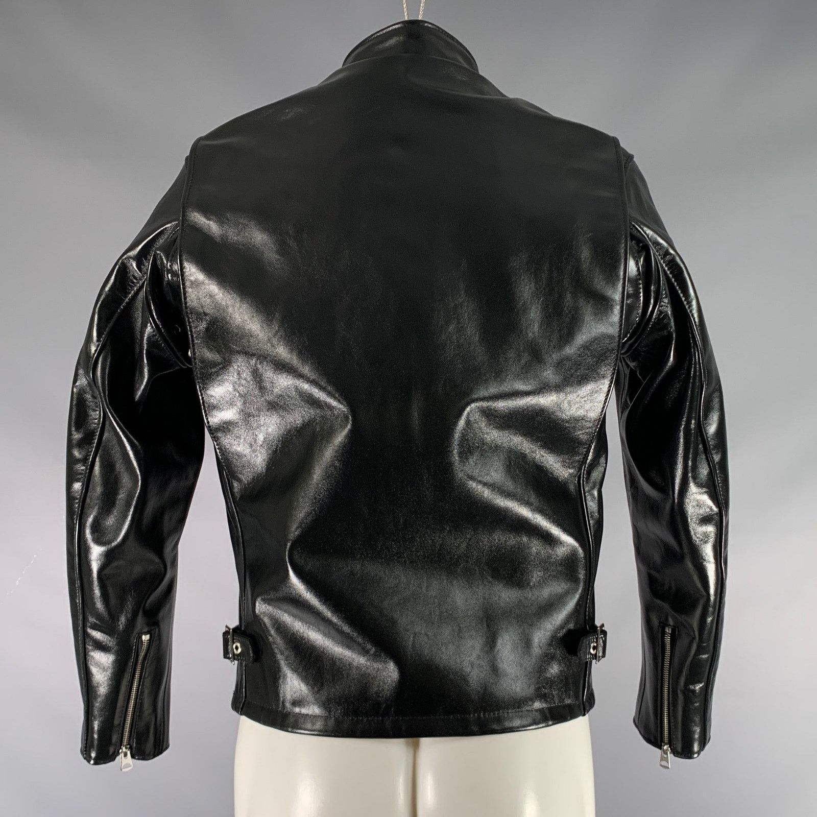 Schott PERFECTO Black Leather Motorcycle Jacket Size US M / EU 48-50 / 2 - 3 Thumbnail