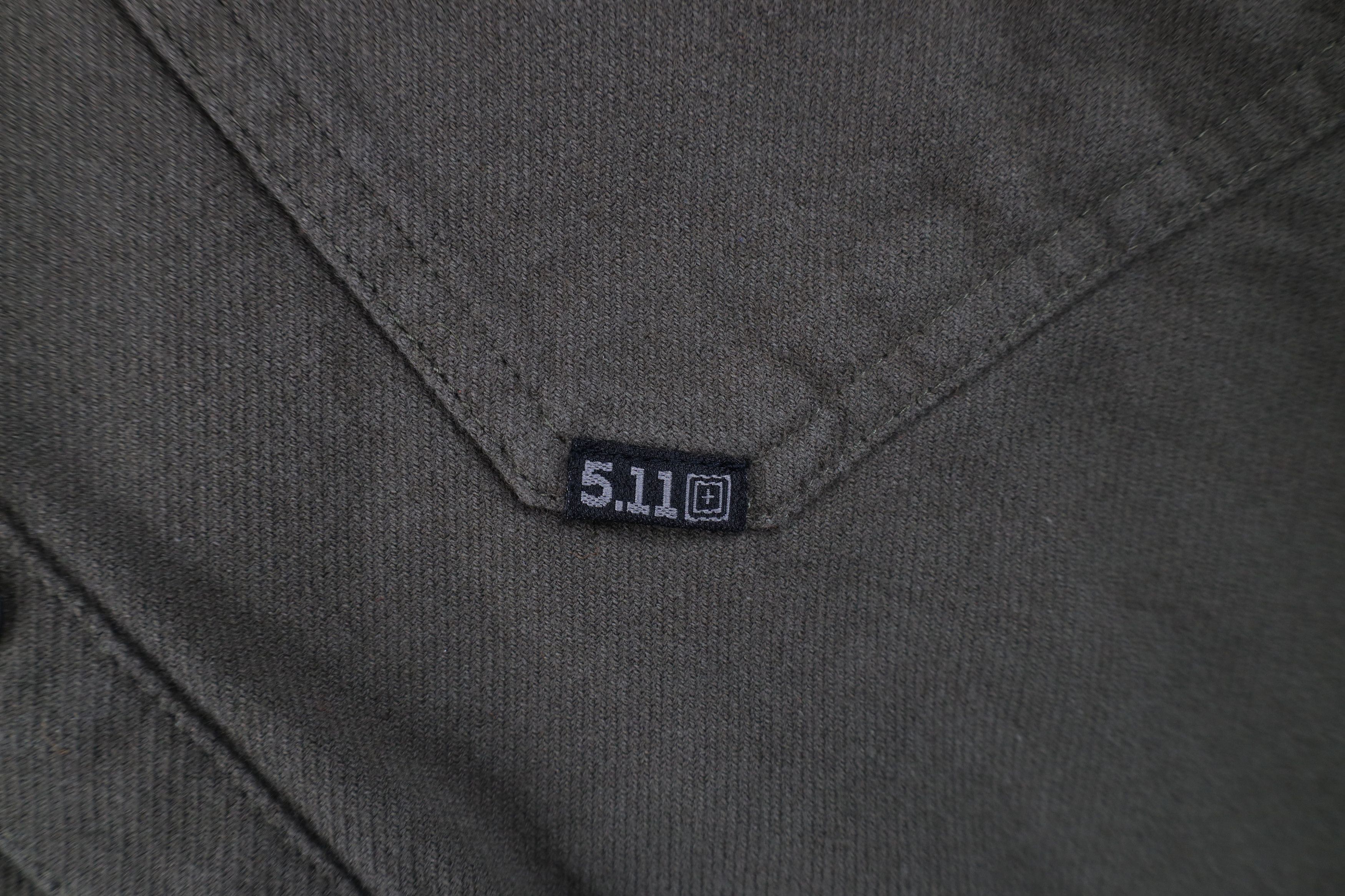 Vintage 5.11 Tactical Series Long Sleeve Snap Button Shirt Green Size US L / EU 52-54 / 3 - 4 Thumbnail