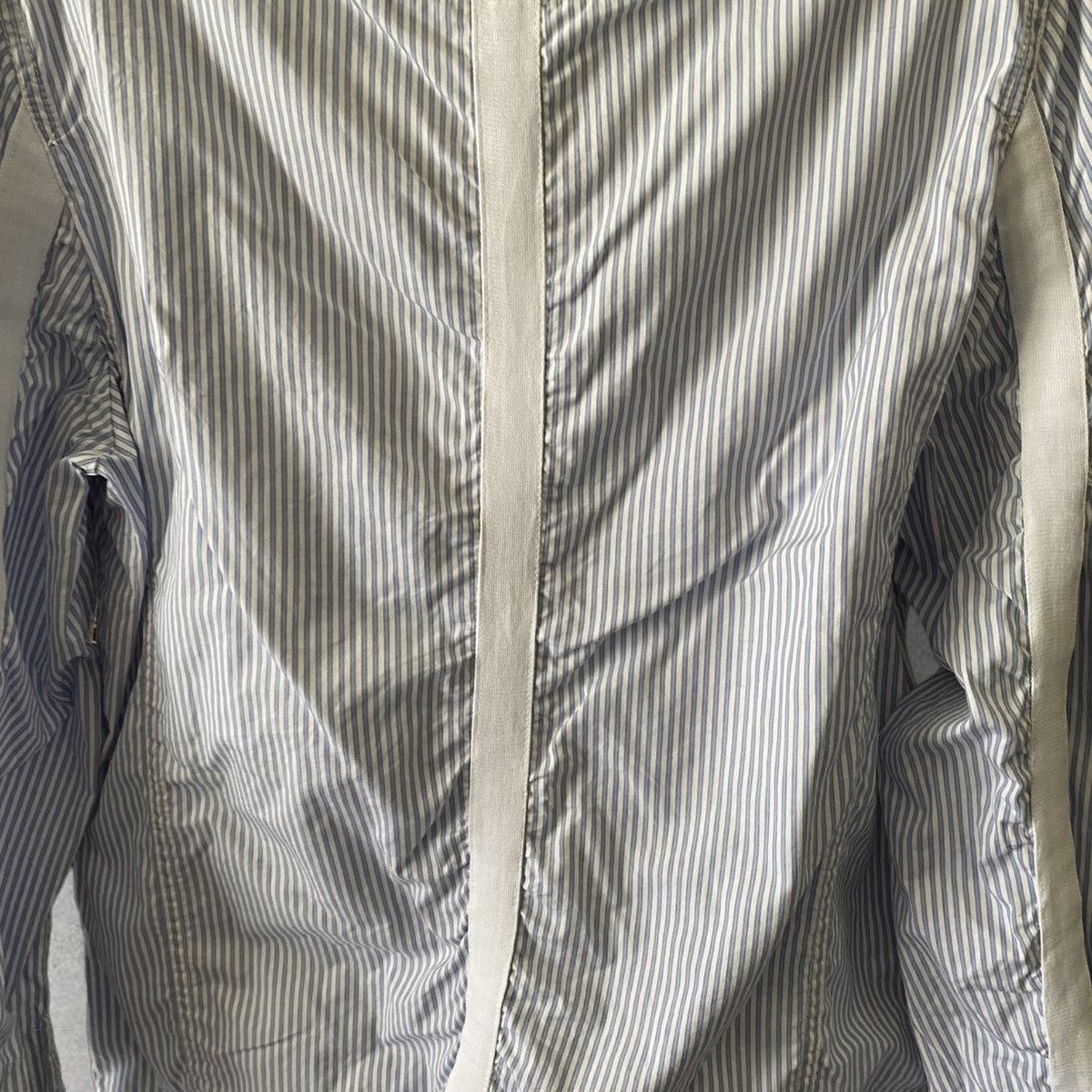 Comme des Garcons CDGH Tape Shrunk Blue Stripe Blazer Size US S / EU 44-46 / 1 - 4 Thumbnail