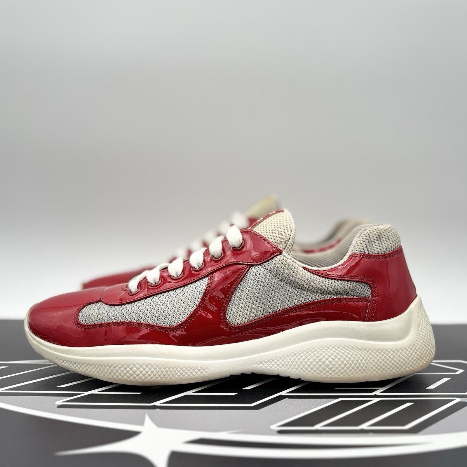 Prada Size 9 UK (10 US) - Prada Americas Cup ' Red, White ' Size US 10 / EU 43 - 1 Thumbnail