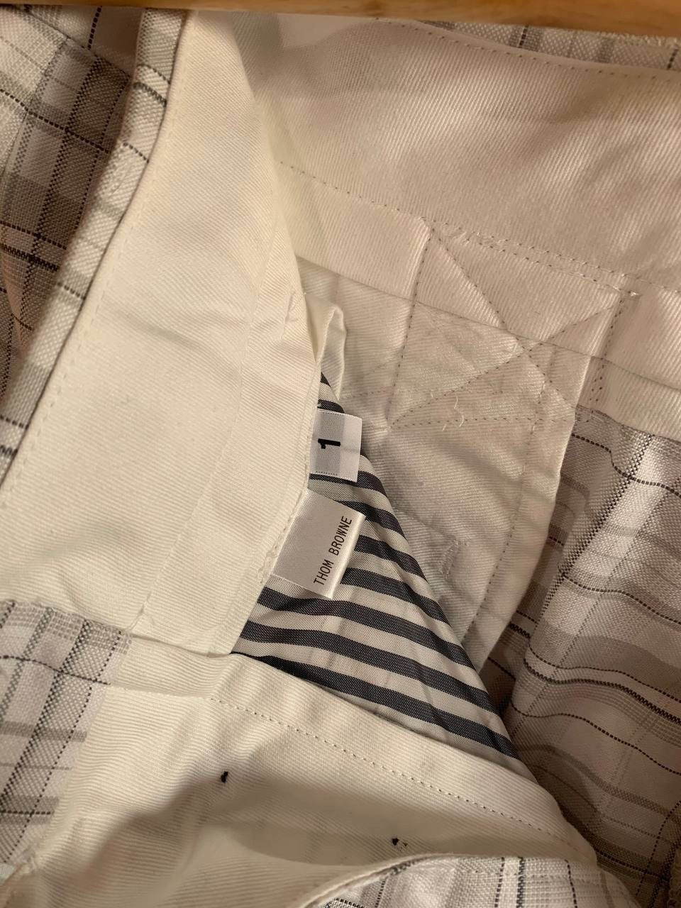 Thom Browne × Vintage Thom Browne Men's Trousers Chino Check Size 1 Size US 30 / EU 46 - 15 Thumbnail
