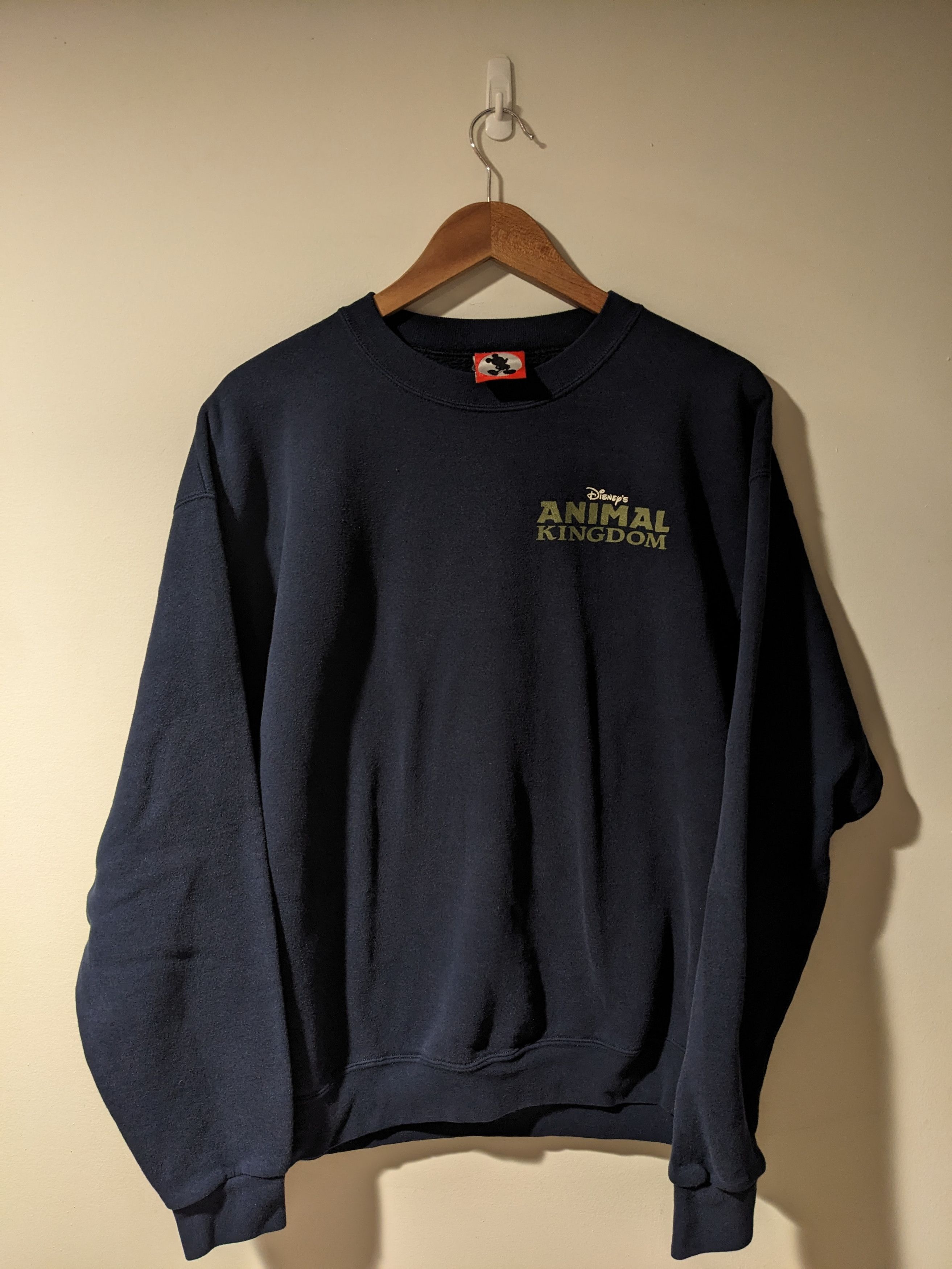 Mickey Inc Vintage 90s Disney Animal Kingdom Mickey Inc Sweatshirt Size US L / EU 52-54 / 3 - 3 Thumbnail