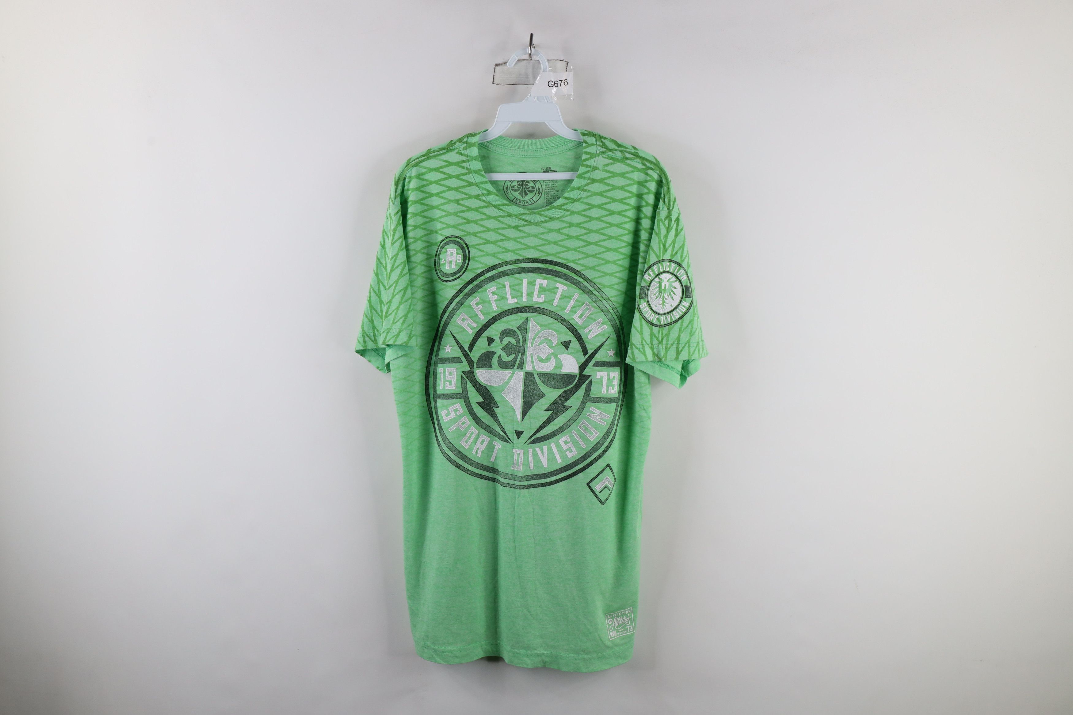 Affliction × Vintage Vintage Affliction de Lis Tribal MMA UFC Fighting T-Shirt Size US XL / EU 56 / 4 - 1 Thumbnail