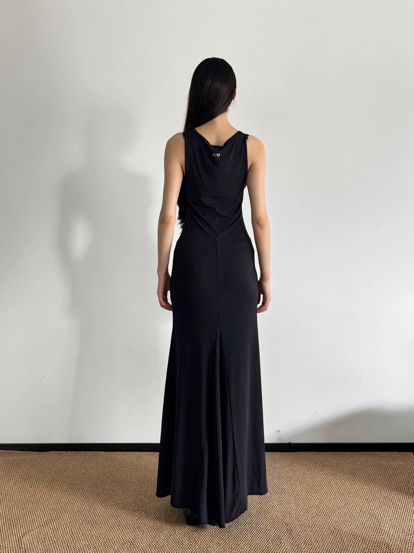 Other Vtg Italian Elastic Beaded Slim Tank Dress Size 42 Size M / US 6-8 / IT 42-44 - 6 Thumbnail