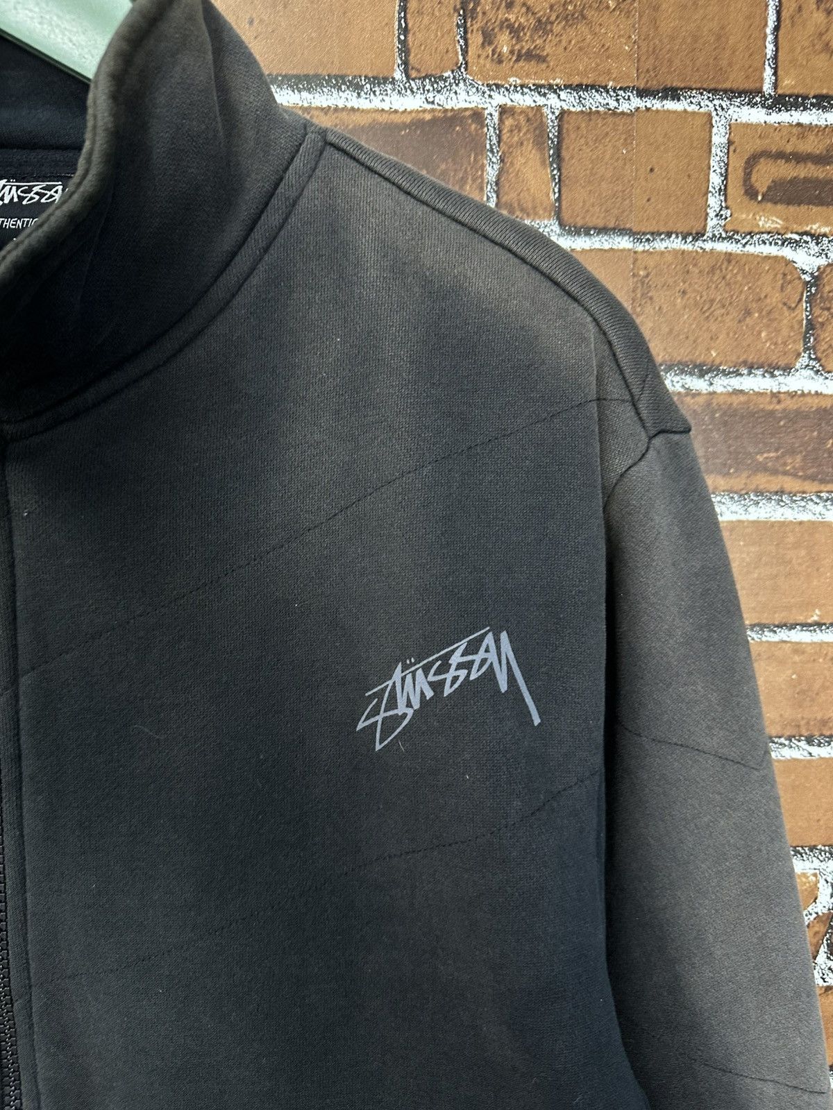 Stussy Vintage Sunfaded Washed Stussy Zipper Sweat Z407 Size US L / EU 52-54 / 3 - 3 Thumbnail