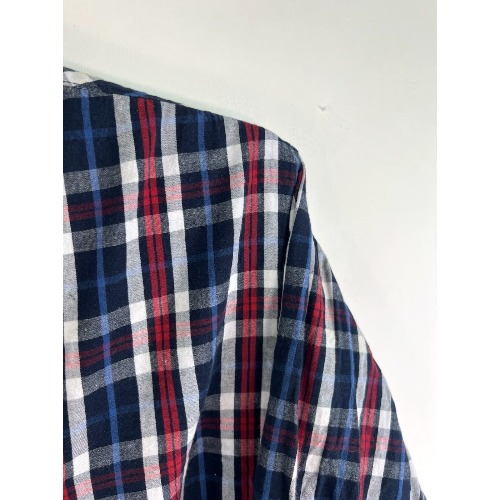 Ecko Unltd. Ecko Unltd. Plaid Shirt Men 6XL Long Sleeve Blue Cotton Casual Big & Tall Mens Size US XXL / EU 58 / 5 - 2 Thumbnail