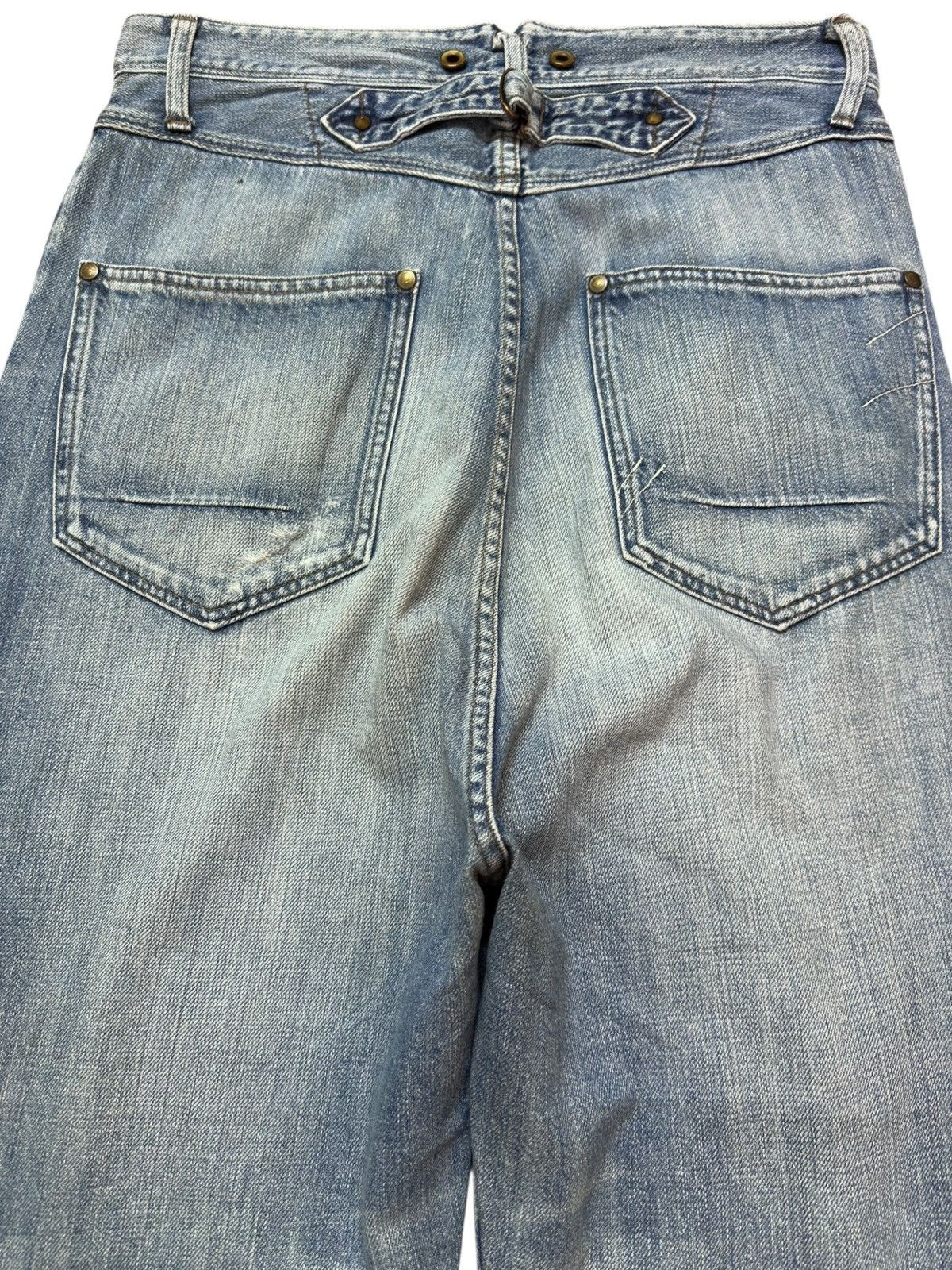 Journal Standard Vintage Journal Standard Baggy Ripped Distressed Denim Size US 31 - 6 Thumbnail