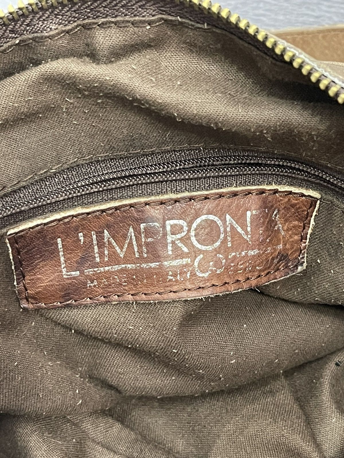 Leather Full Leather Limpronta Italy Tote Shoulder Bag 5🟩 Size ONE SIZE - 22 Thumbnail