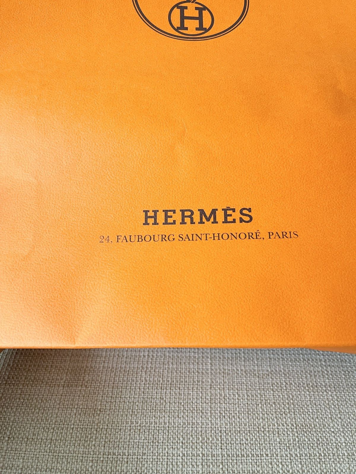 Hermes Authentic Hermes Orange Medium Shopping Bag Size ONE SIZE - 2 Thumbnail