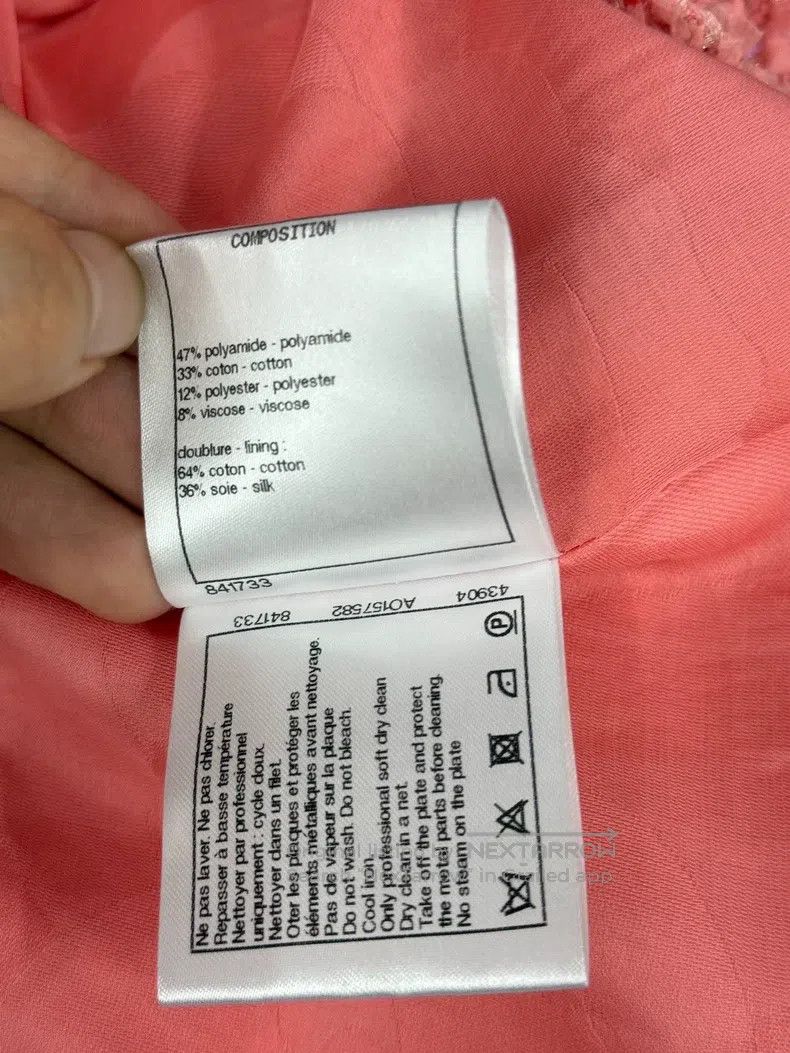 Chanel Chanel Orange-pink tweed skirt Size 26" / US 2 / IT 38 - 5 Thumbnail