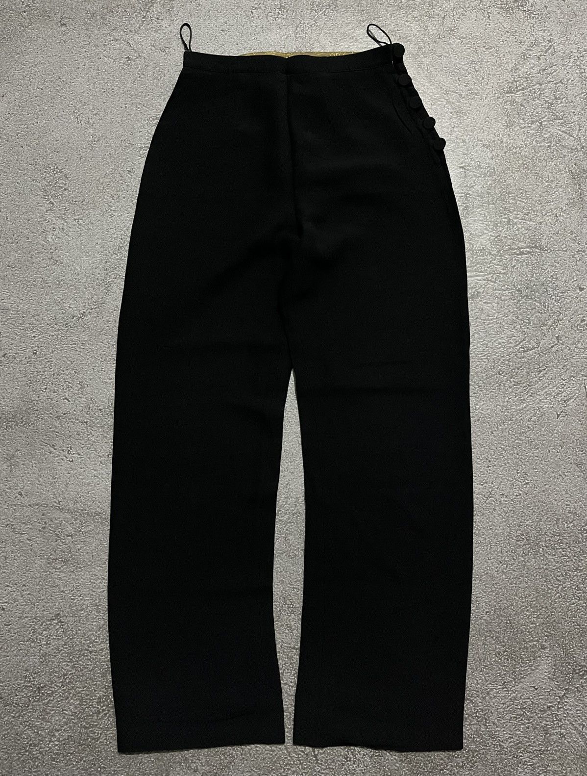 Jean Paul Gaultier Vintage Jean Paul Gaultier Classicque Black Pants Size 26" / US 2 / IT 38 - 1 Thumbnail