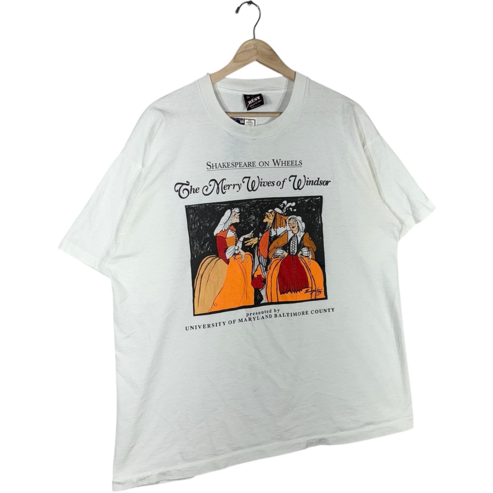 Fruit Of The Loom Vintage Shakespeare on Wheels Maryland Tee XL Size US XL / EU 56 / 4 - 5 Thumbnail