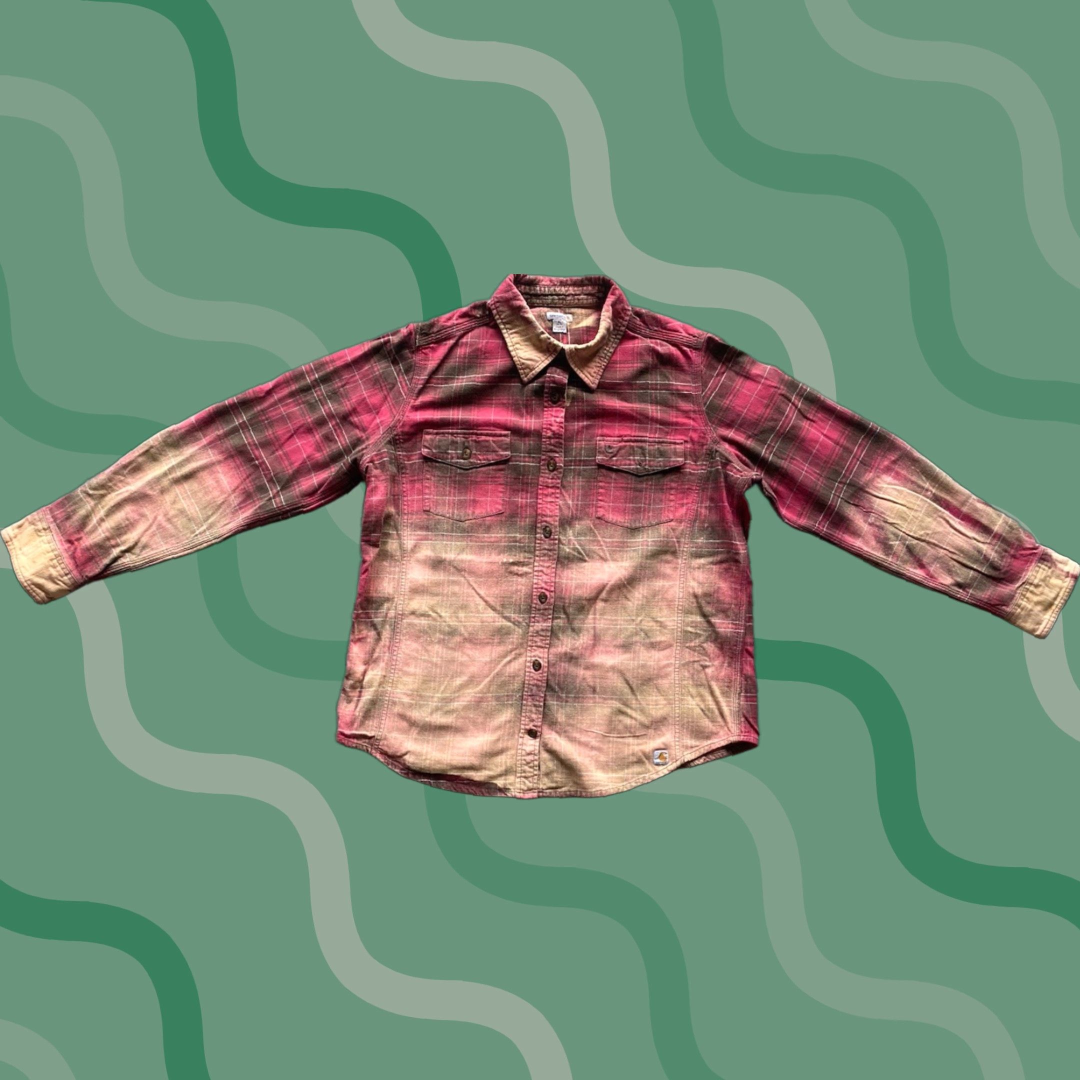 Carhartt Carhartt Shirt Women’s Flannel Button-Up XL 16/18 Christmas Santa Holiday Multicolor Size XL / US 12-14 / IT 48-50 - 1 Thumbnail