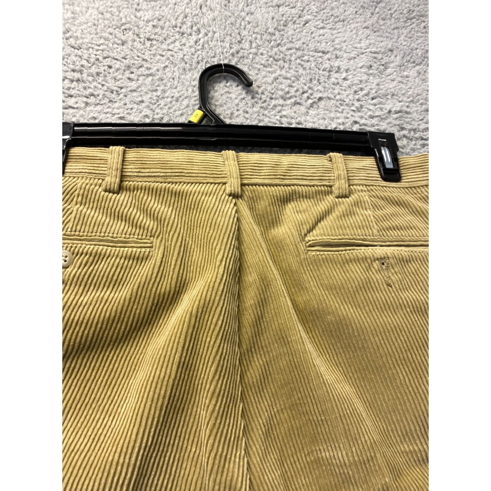 Ralph Lauren LAUREN RALPH LAUREN Corduroy Pants Casual Mens Chino 35x30 Brown Solid Regular Fit Size US 35 - 7 Thumbnail