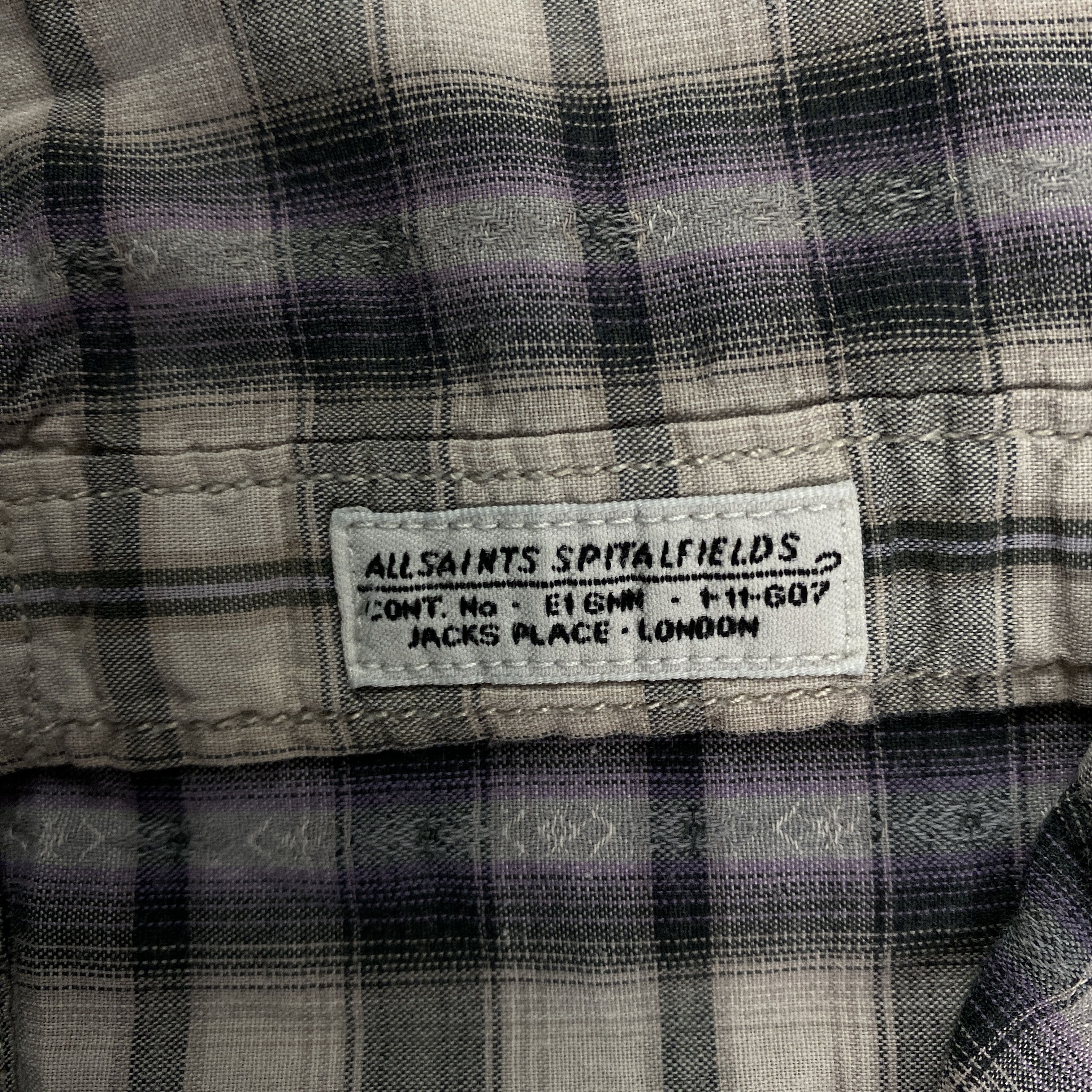 Allsaints Men’s Shirt Long Sleeve Allsaints Size M Size US M / EU 48-50 / 2 - 5 Thumbnail