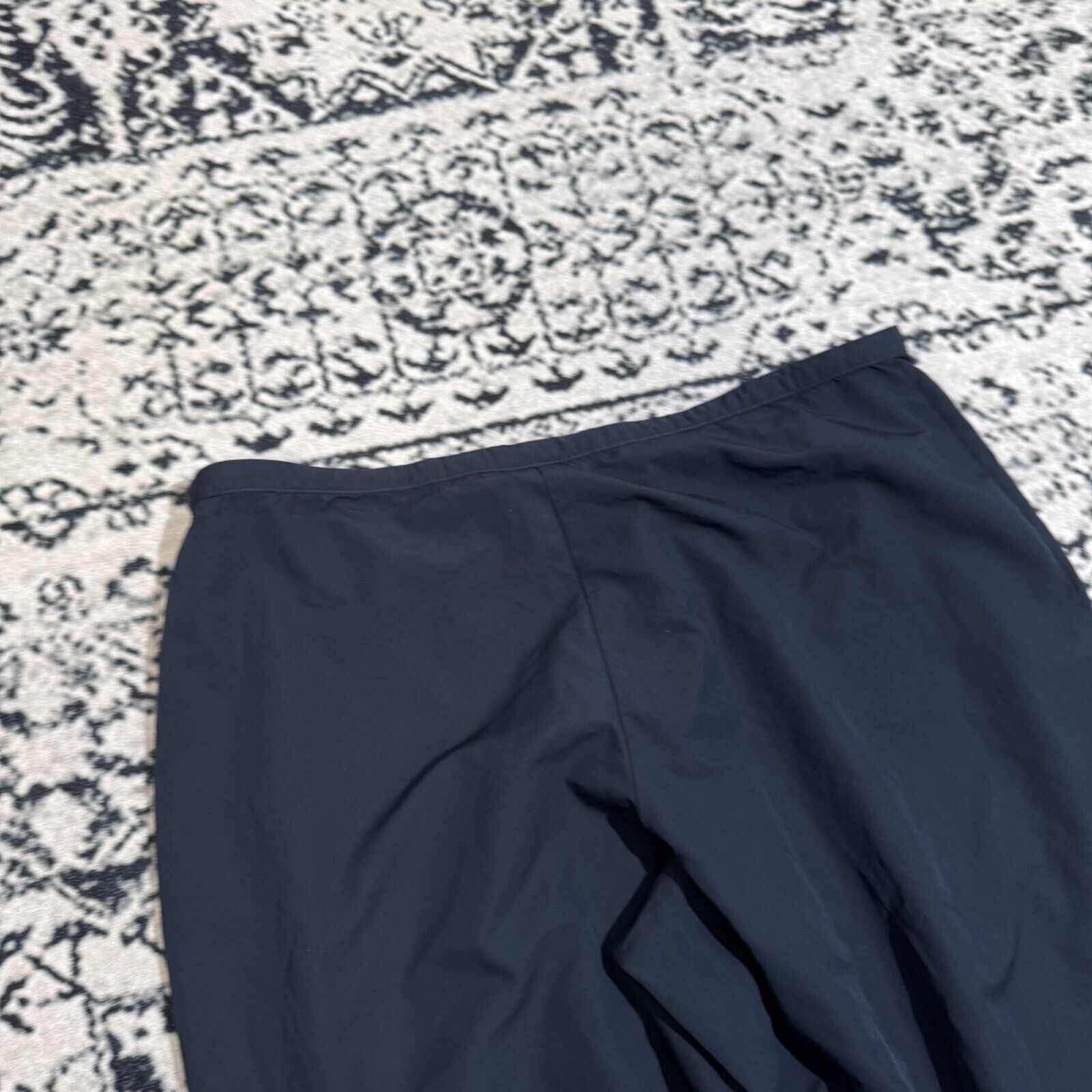Nike × Vintage Vintage Nike Unisex Navy Polyester Trackpants Size XL Baggy Size US 35 - 13 Thumbnail