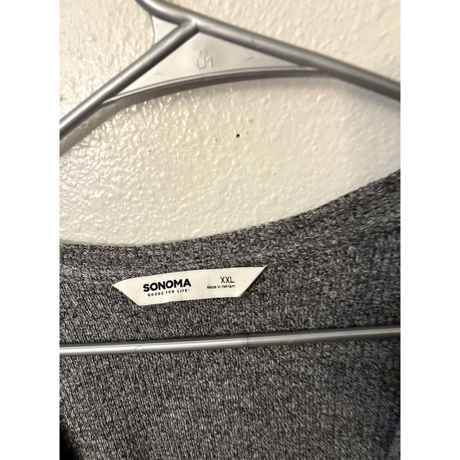 Vintage VINTAGE Sonoma Waffle Thermal Top Long Sleeve V neck Light Gray XXL Size XXL / US 16-18 / IT 52-54 - 3 Thumbnail