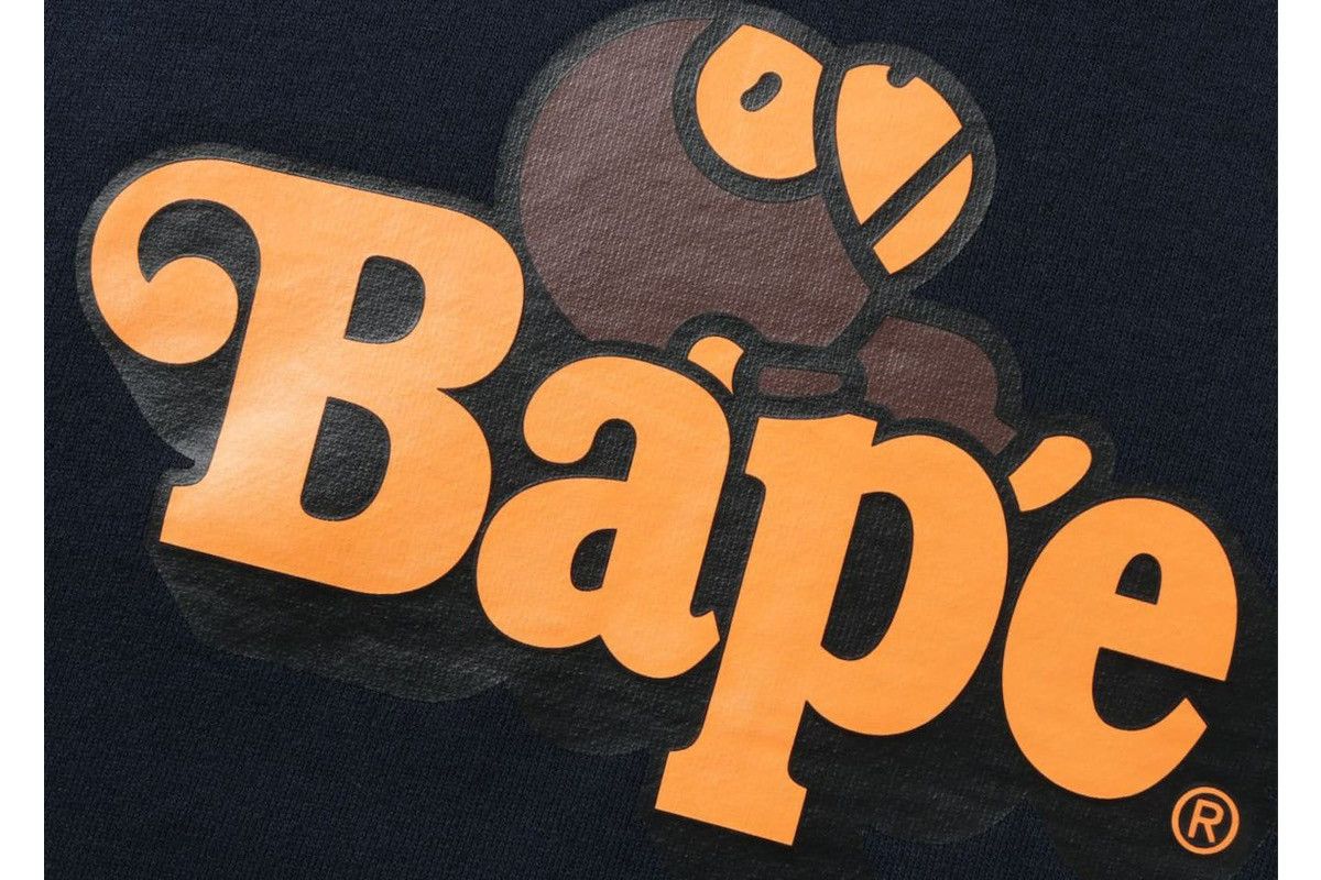 Bape SALE🔥BAPE Milo on Bape Relaxed Fit Pullover Hoodie Navy Size US XL / EU 56 / 4 - 3 Thumbnail
