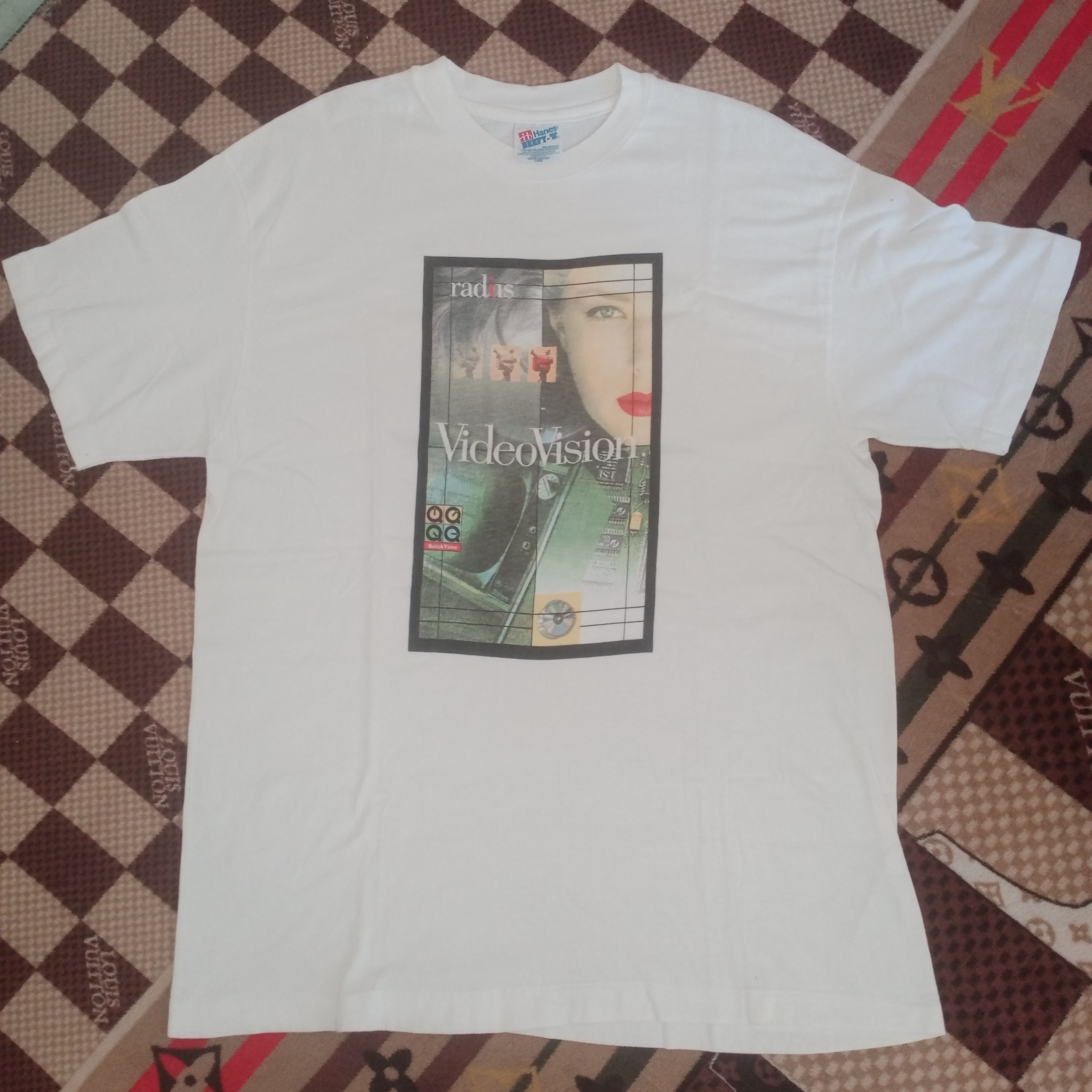 Hanes × Vintage rare vintage tee video vision radius Size US L / EU 52-54 / 3 - 1 Thumbnail