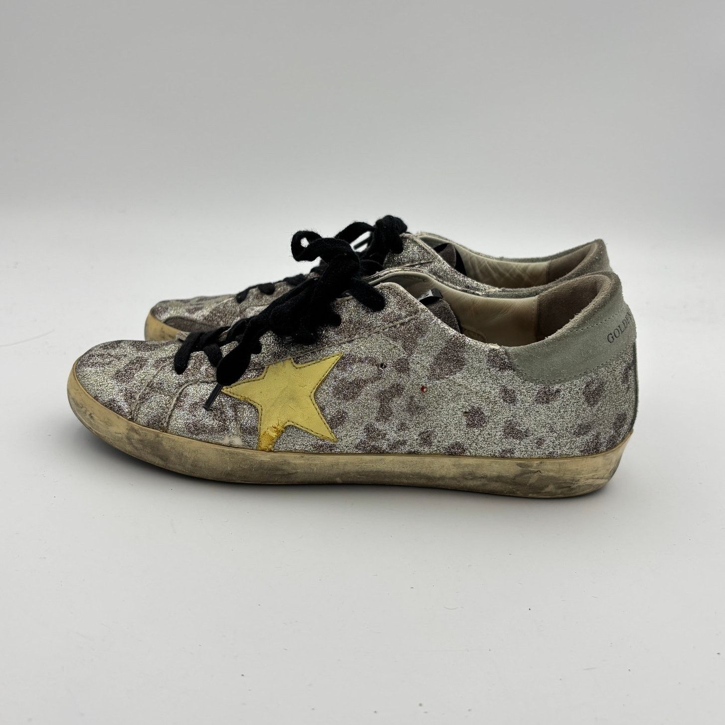 Golden Goose Golden Goose Superstar GGDB Glitter Leopard Sneakers 39 US 9 Size US 9 / IT 39 - 5 Thumbnail