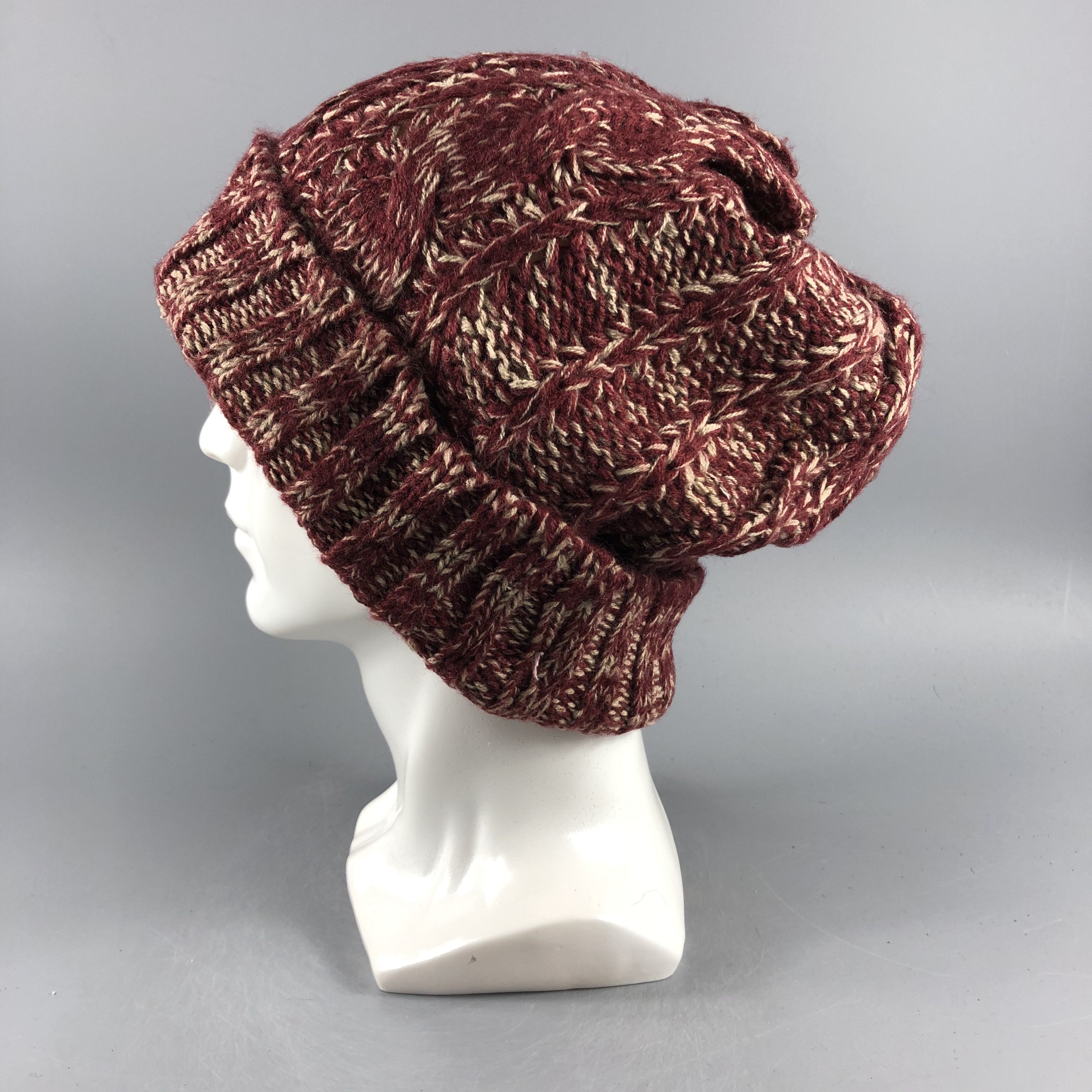Other × Vintage British Flag Beanie Snow Hat Snow Cap -D593 Size ONE SIZE - 1 Thumbnail