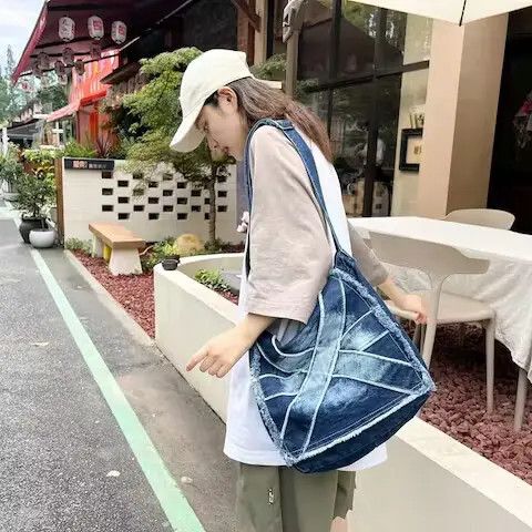 Other Shoulder Dark Blue Denim Bags Unisex Size ONE SIZE - 2 Thumbnail