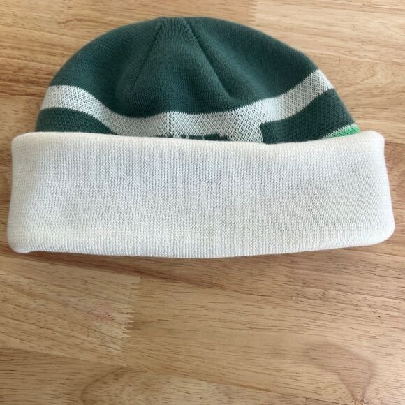 The North Face The North Face Striped Knit Beanie Unisex One Size Green & W Size ONE SIZE - 3 Thumbnail