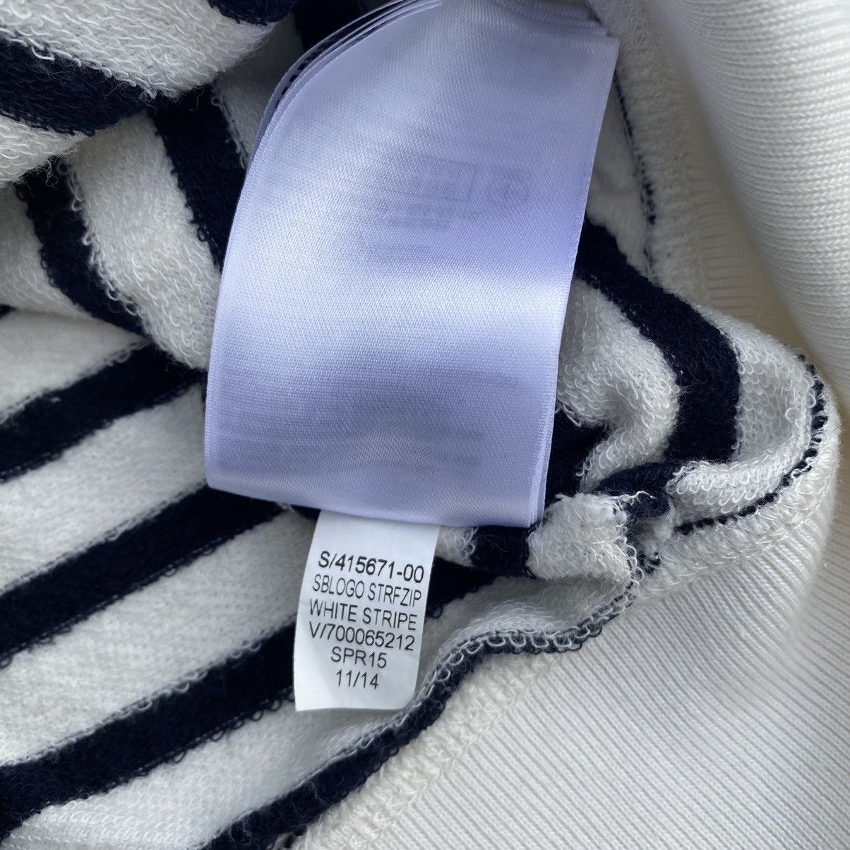 Gap × Vintage 🔥Vintage Gap zip up big logo Hoodie black &white stripes M Size M / US 6-8 / IT 42-44 - 6 Thumbnail