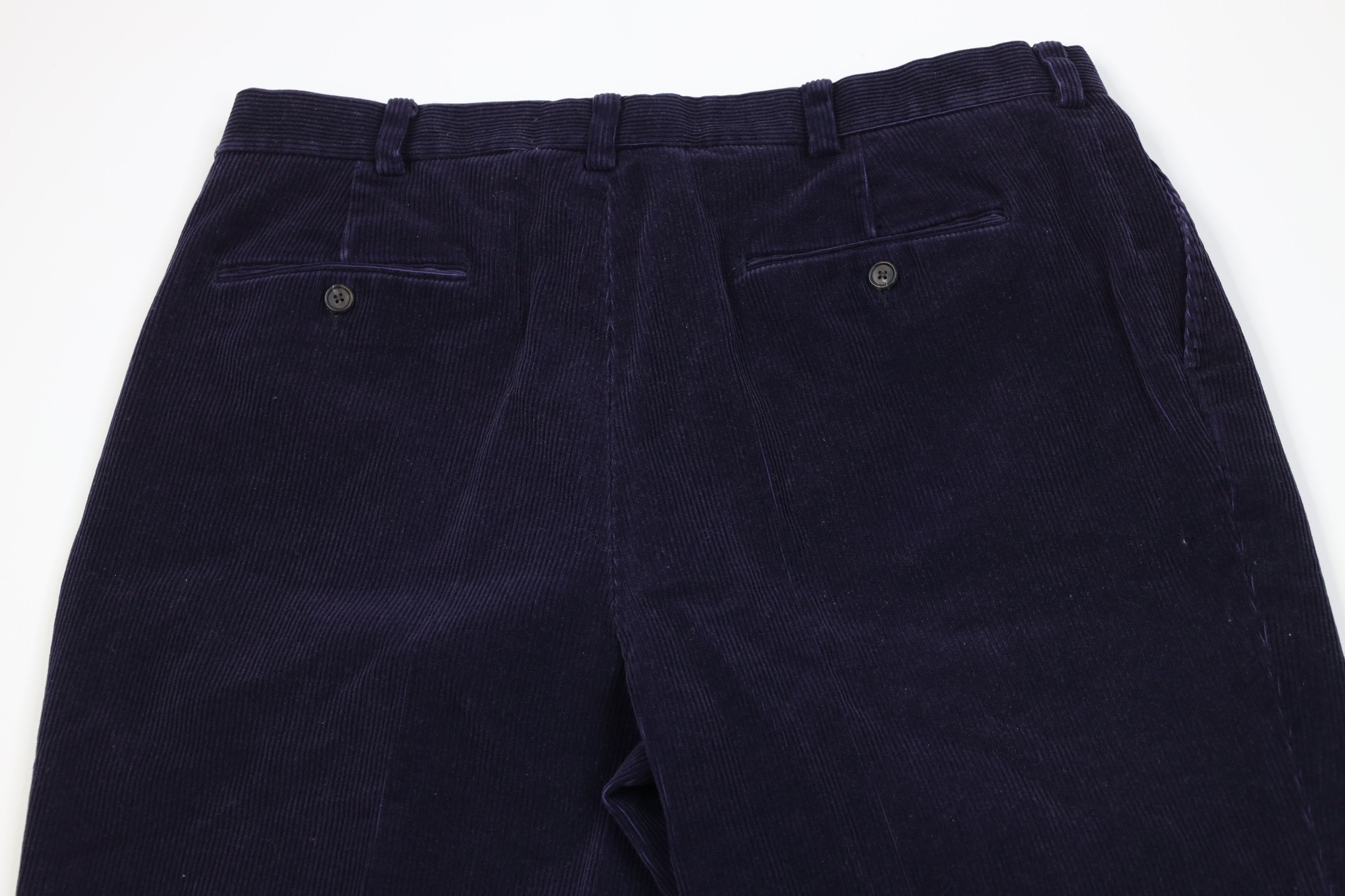 Lands' End Vintage 90s Lands End Heavy Wide Leg Corduroy Chino Pants Size US 36 / EU 52 - 11 Thumbnail