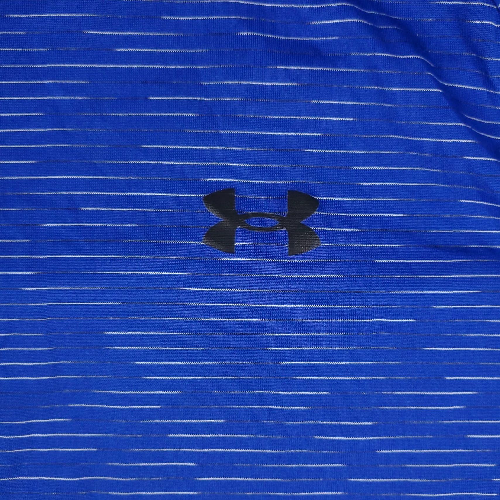 Under Armour Under Armour T Shirt Mens XL Blue Striped Active Work Out Short Sleeve Size US XL / EU 56 / 4 - 2 Thumbnail