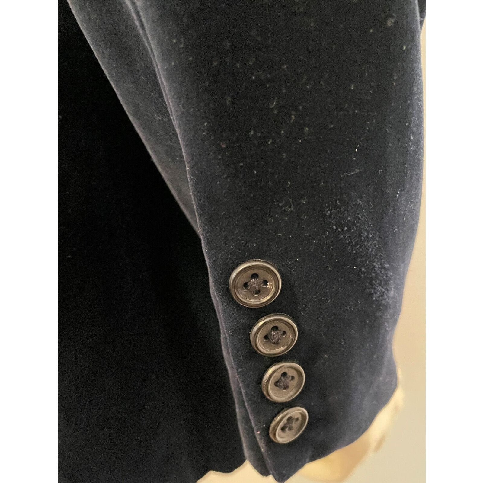 Ralph Lauren Ralph Lauren Blue Velvet Fox Crest Blazer Jacket Womens 10 Size L / US 10 / IT 46 - 6 Thumbnail