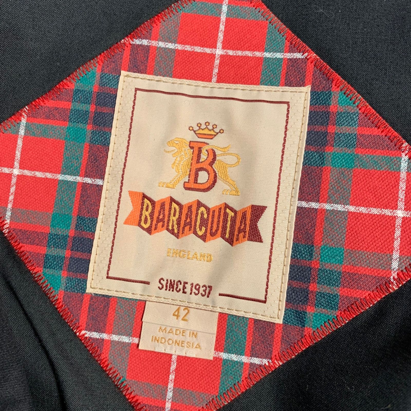 Baracuta BARACUTA Black Grey Herringbone Wool Harrington Jacket Size US XS / EU 42 / 0 - 5 Thumbnail