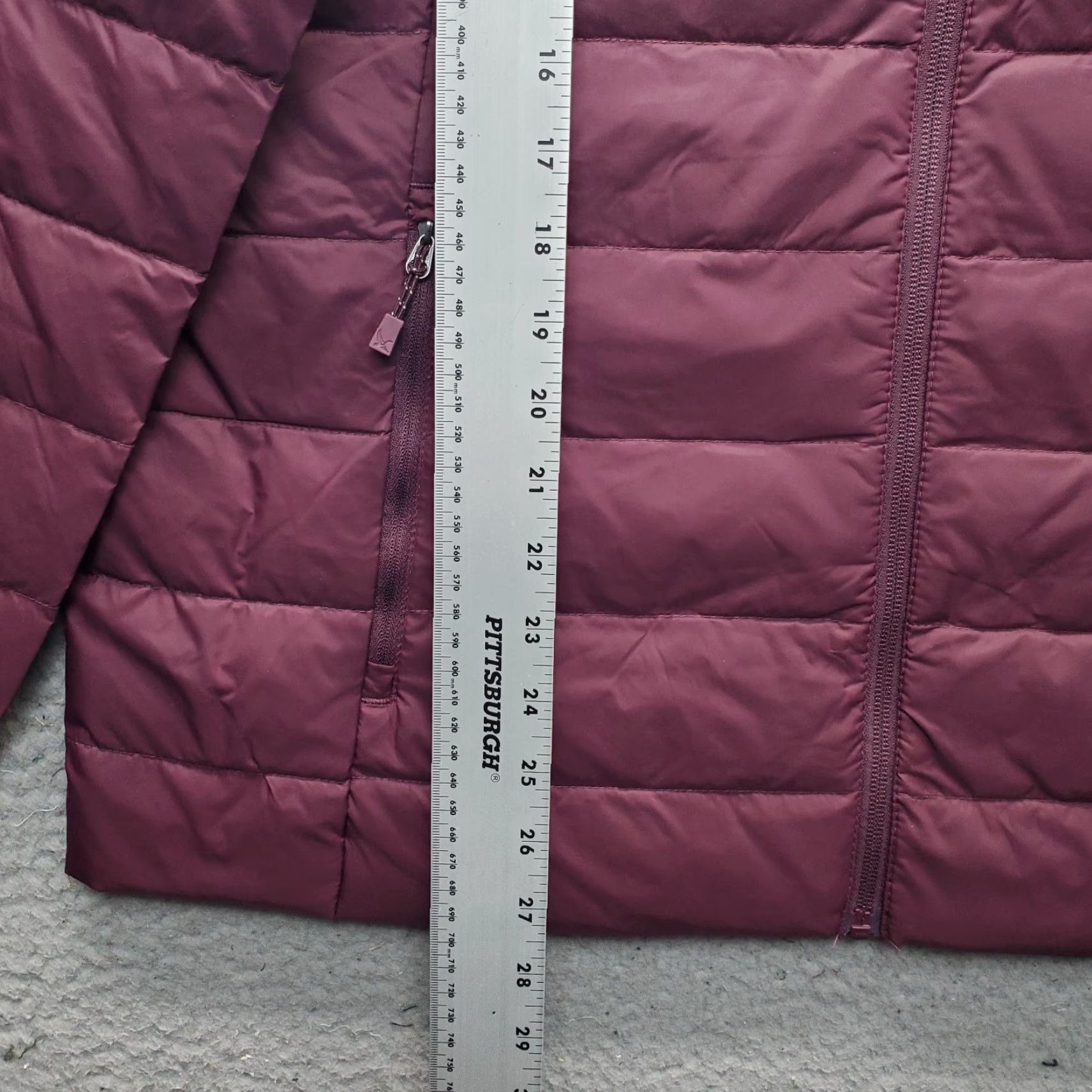 Eddie Bauer Eddie Bauer 650 Down Packable Travel Jacket Women XL Burgundy Lightweight Zip Up Jacket Size XL / US 12-14 / IT 48-50 - 4 Thumbnail