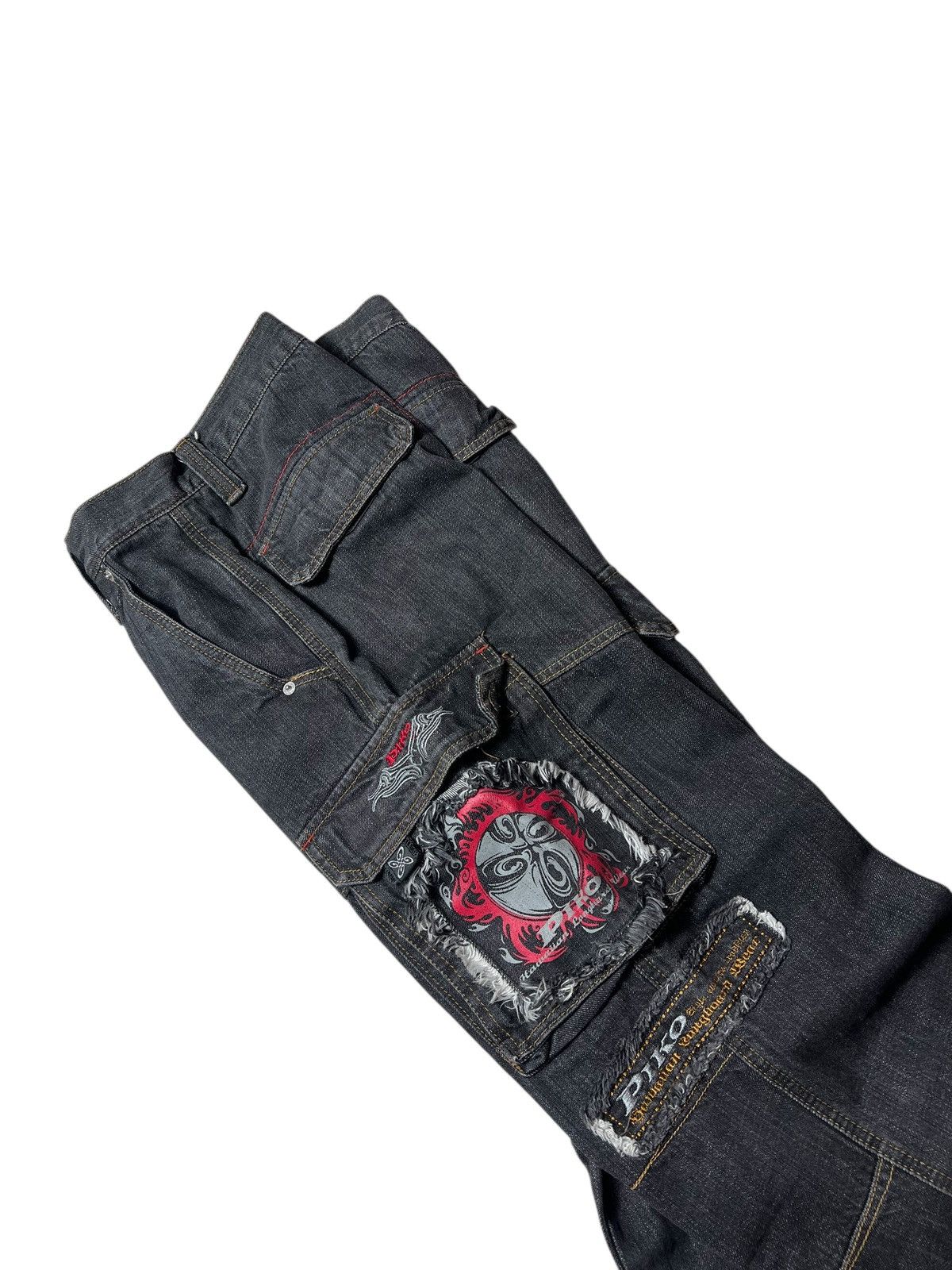 Japanese Brand Archive Y2k Piko Cargo Multipocket Baggy Pants Size US 28 / EU 44 - 3 Thumbnail