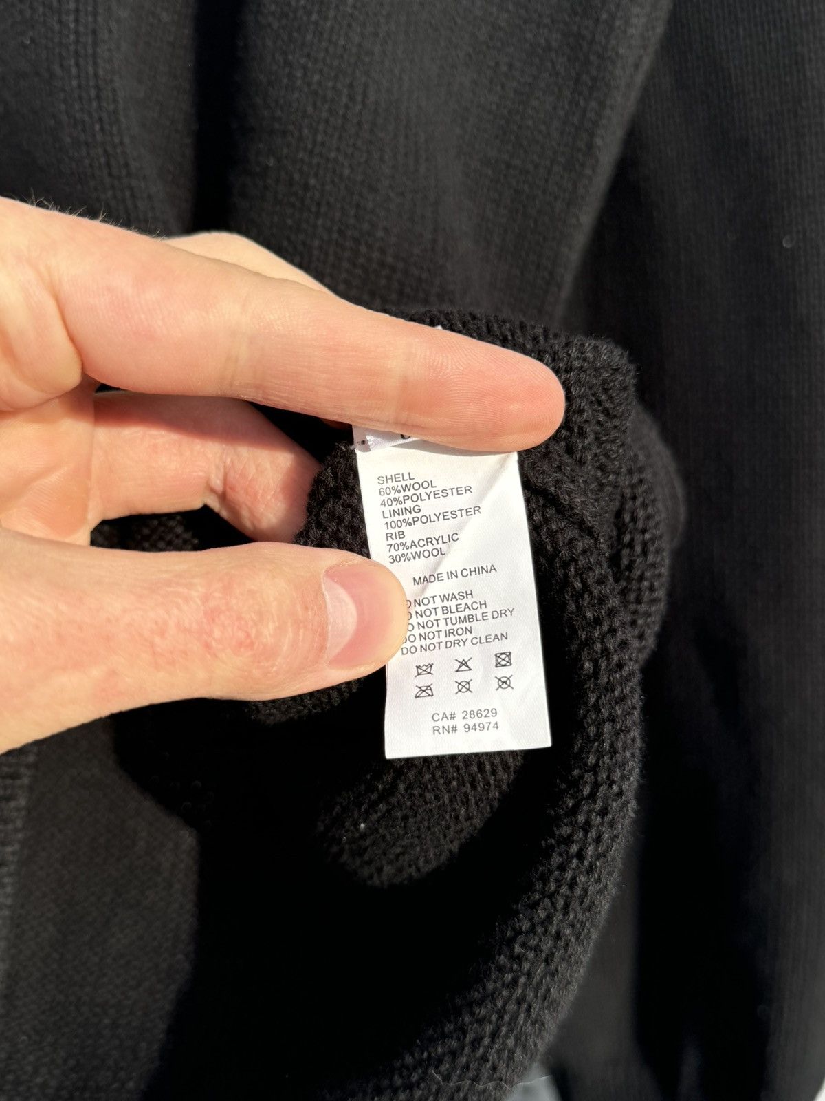 Japanese Brand × Stussy Stussy Knit Sweater Black Big Logo Men’s Size XL Size US XL / EU 56 / 4 - 6 Thumbnail