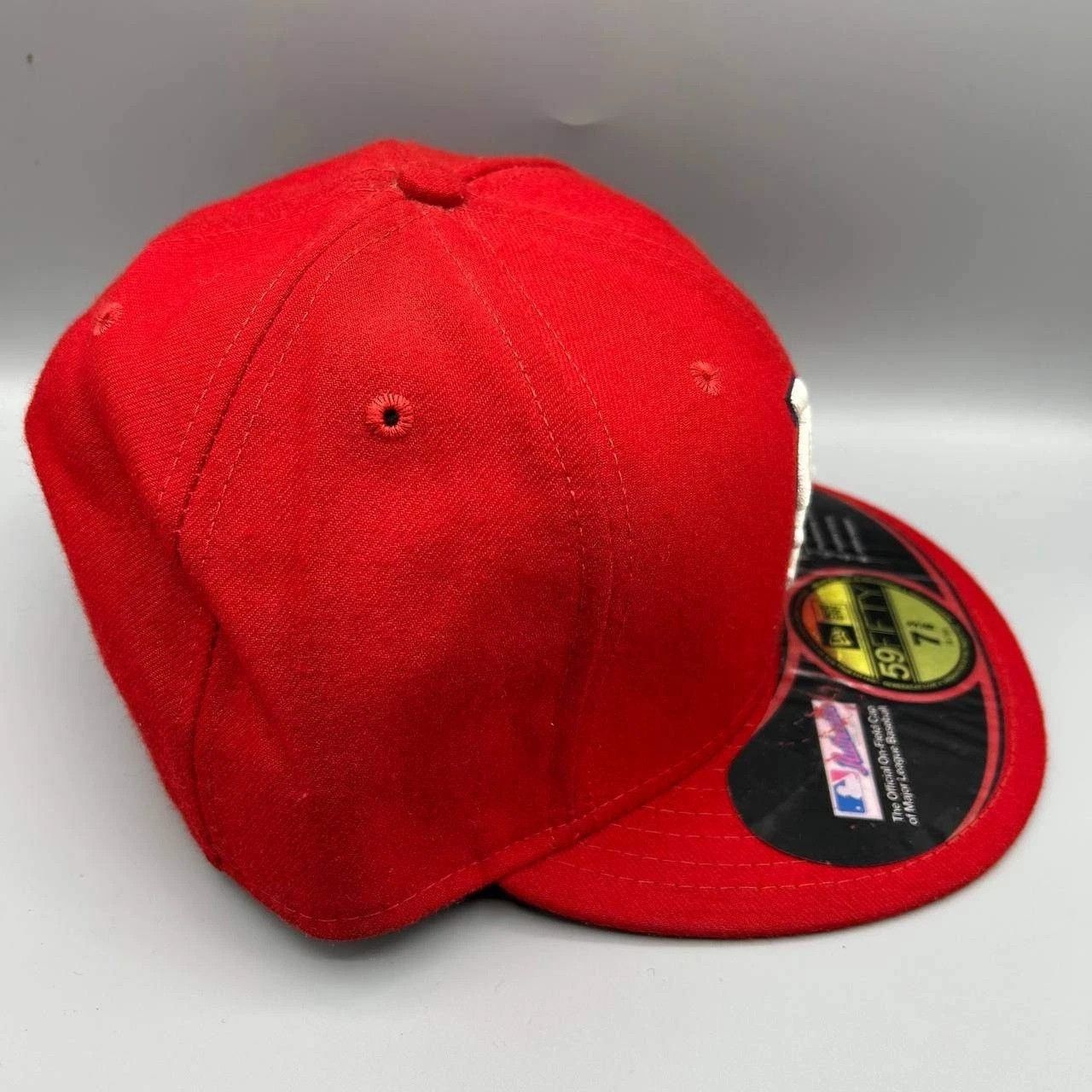 New Era St. Louis Cardinals Hat Men 7 3/8 Red Embroidered Fitted Cap Size ONE SIZE - 9 Thumbnail