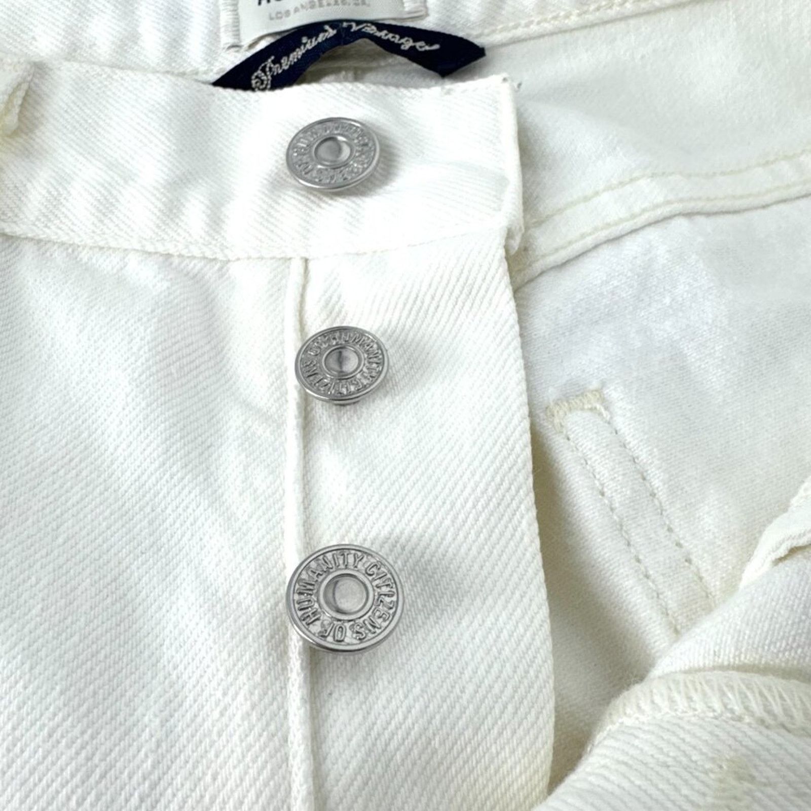 Citizens Of Humanity CItizens of Humanity Charlotte Straight Leg Jeans Cream 26 Size 26" / US 2 / IT 38 - 3 Thumbnail
