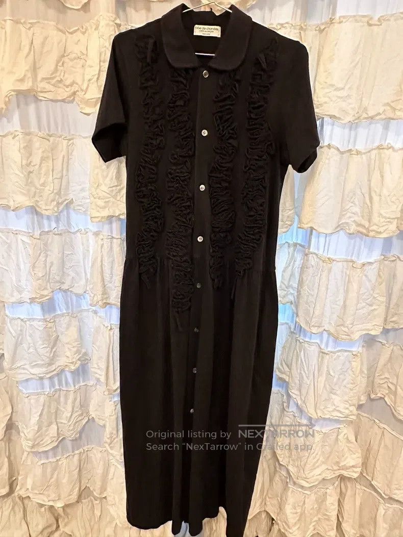 Comme des Garcons Comme Des Garcons Round Collar Embroidered Maxi Dress Size M / US 6-8 / IT 42-44 - 2 Thumbnail