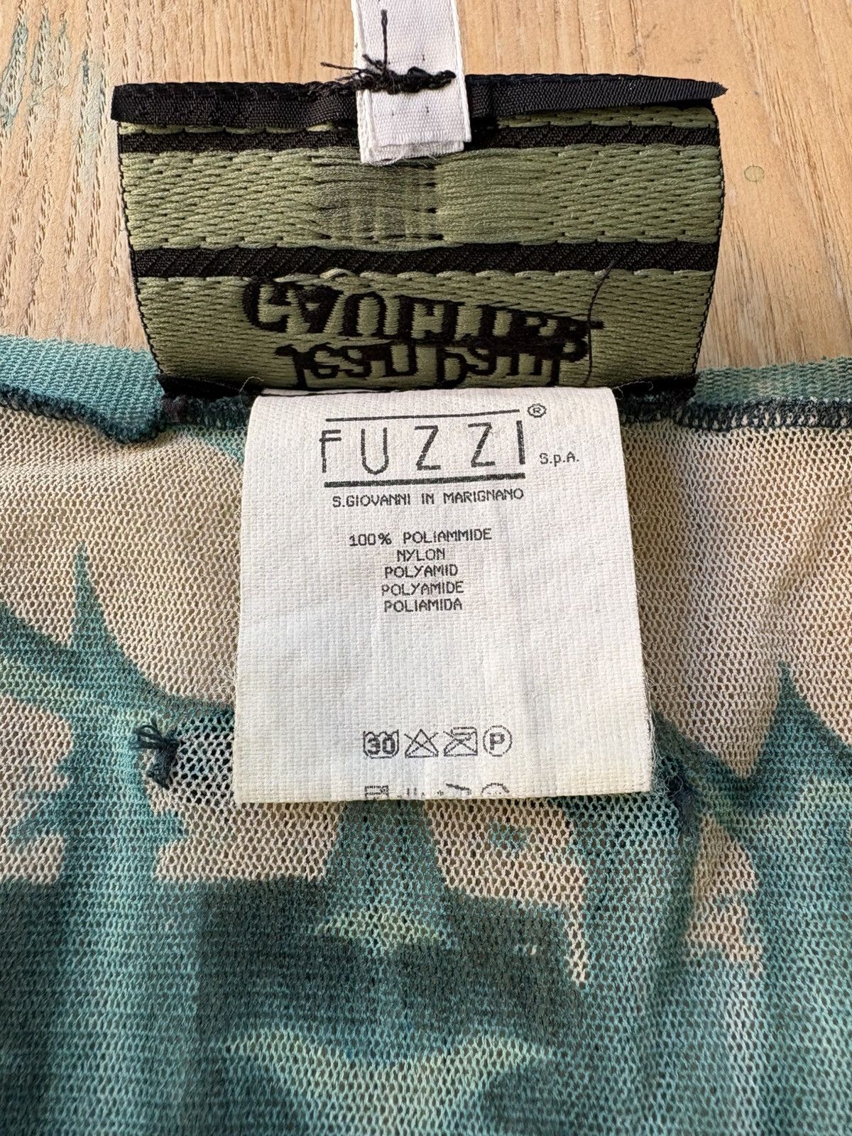 Jean Paul Gaultier Jean Paul Gaultier Mesh Top Green Demon Print Size US S / EU 44-46 / 1 - 5 Thumbnail