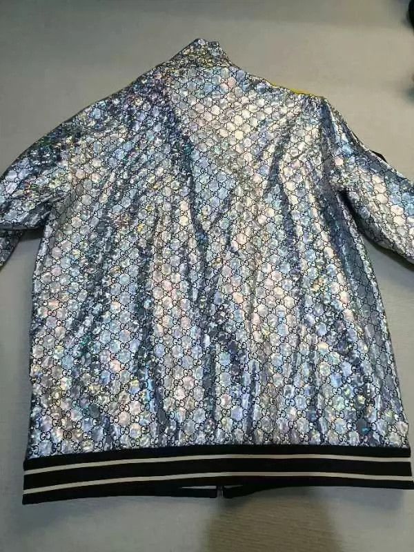 Gucci Gucci Snake print side logo zipper school uniform men's jac Size US XXL / EU 58 / 5 - 7 Thumbnail